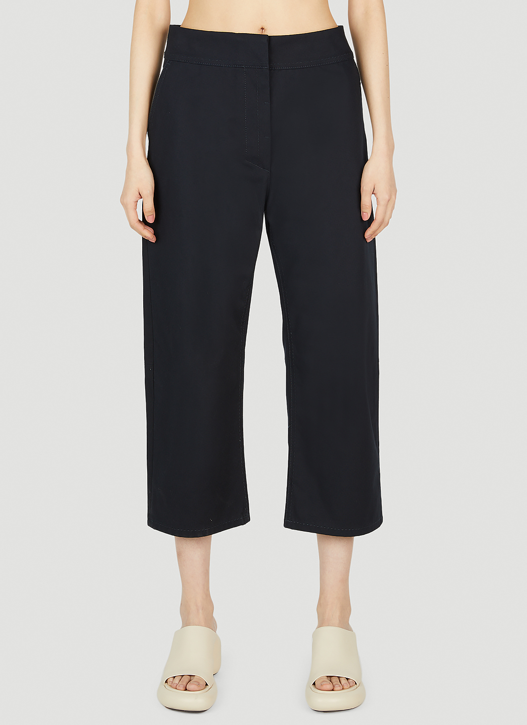 + Cropped Wide Leg Pants