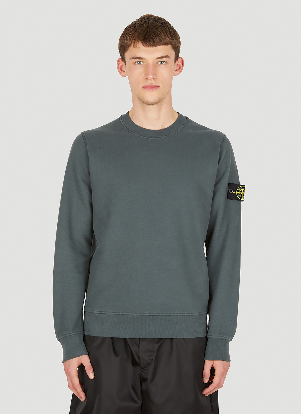 Stone island 2025 crew neck grey