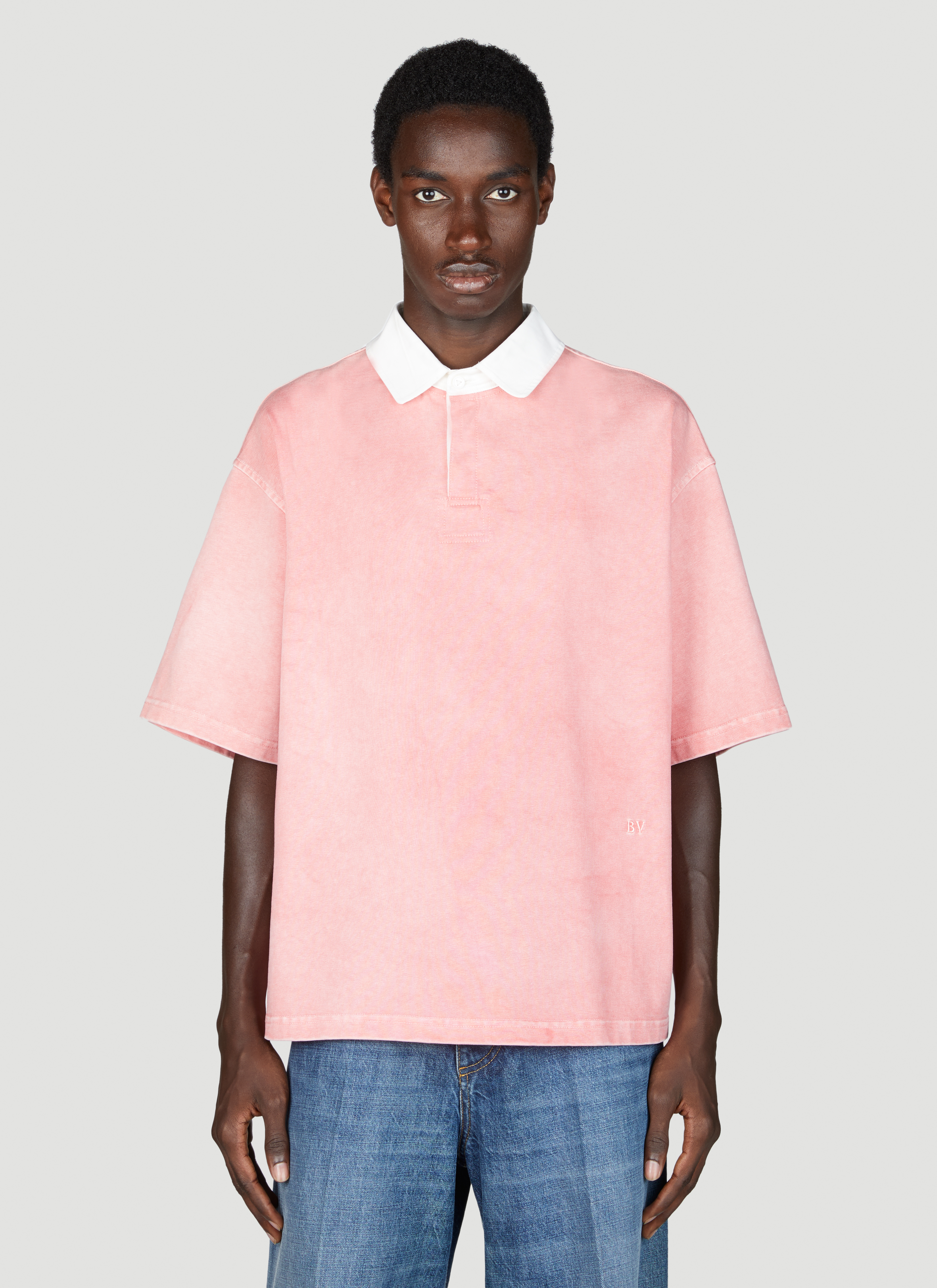 Tシャツ・カットソー BOTTEGA VENETA Woman Polo Shirt Pink 830925V5DJ0 6454 Bottega Veneta T-shirts and Polos Pink (Bottega Veneta