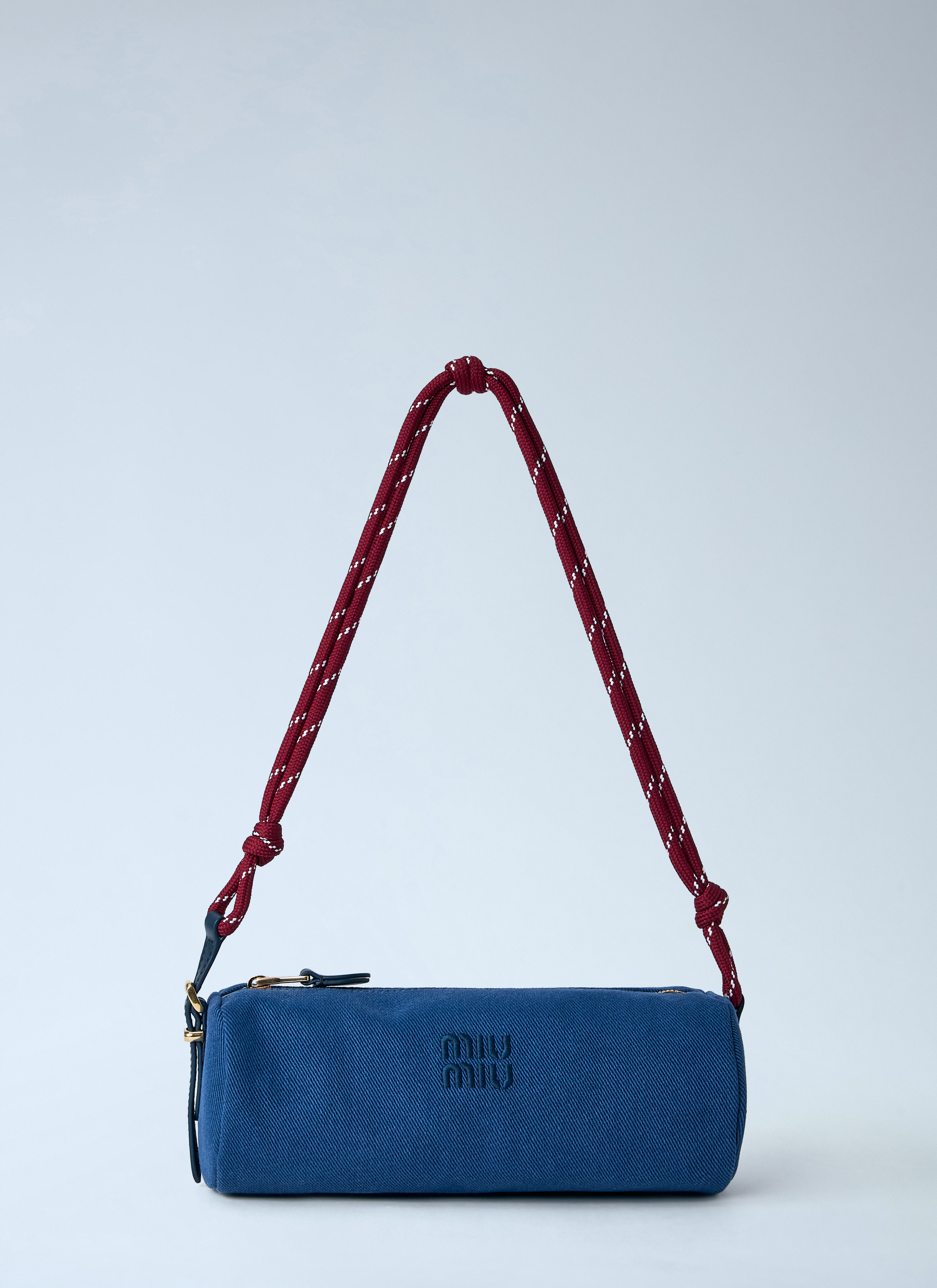 Miu Miu Miu Miu Gabardine Rope-Strap Shoulder Bag