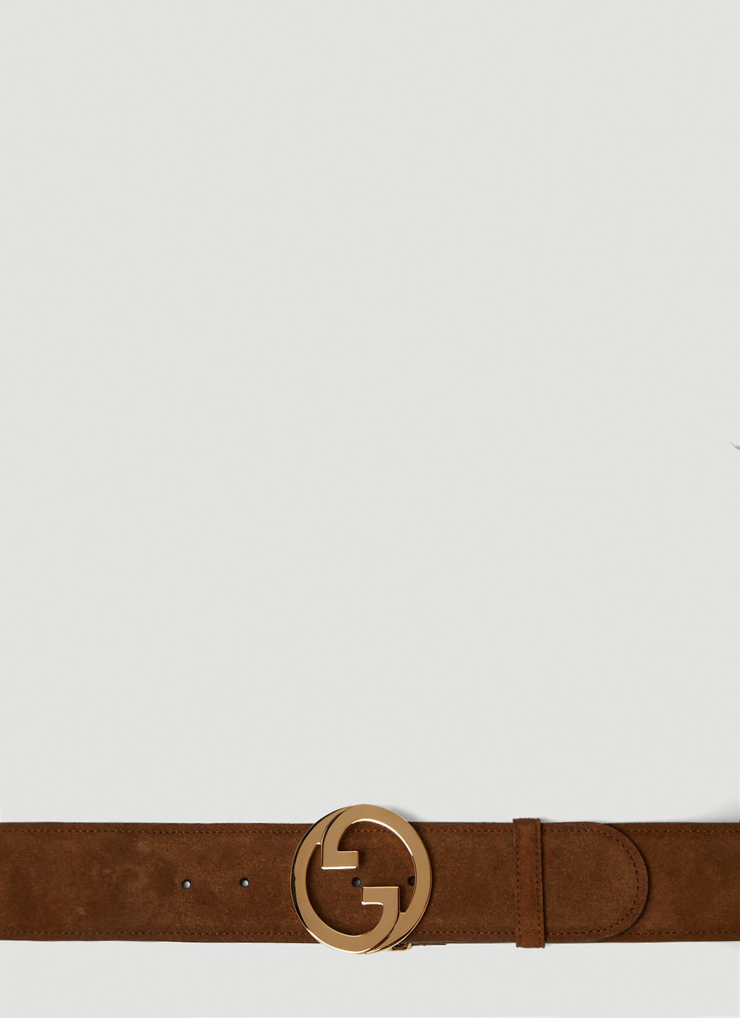 GG Logo Plaque Blondie Belt