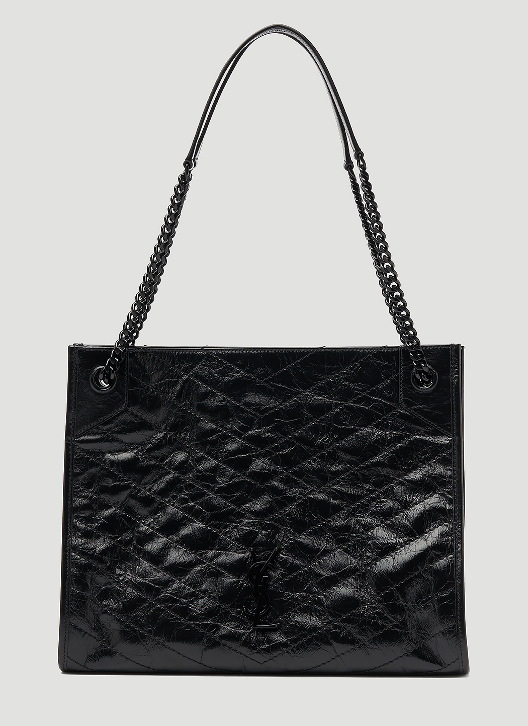 Saint Laurent Women's' Niki Medium Shopping Tote Bag in Black LN-CC®