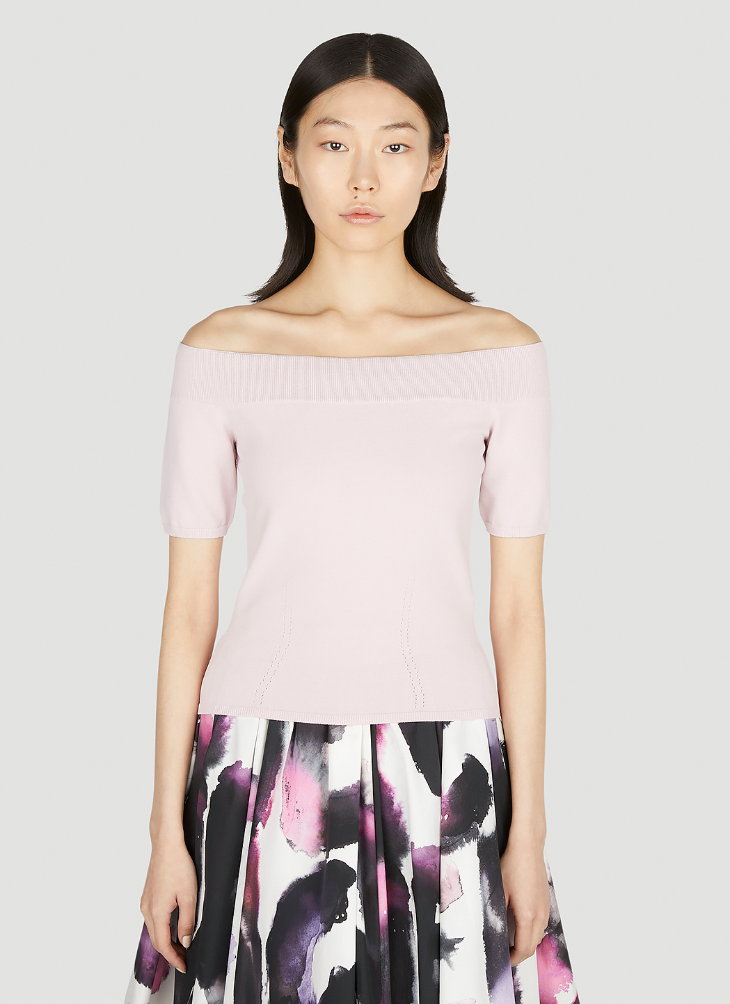 スカート ALEXANDER MCQUEEN Women Skirts 734536Q1A5B5003 Pink Alexander Mcqueen Ruffle skirt - Pink - Women | 734536Q1A5B5003