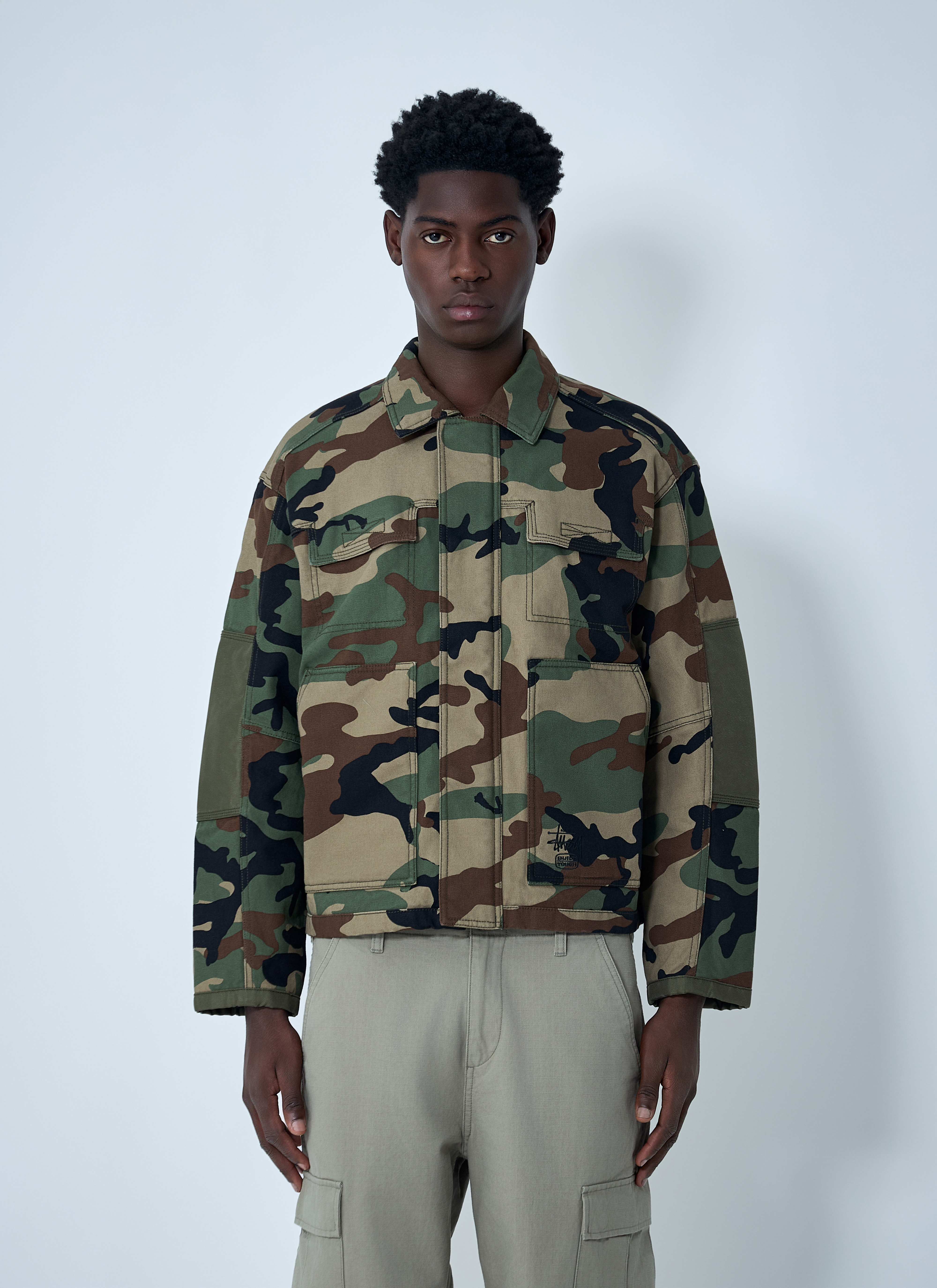Stüssy Men's' Workgear Jacket in Olive | LN-CC®