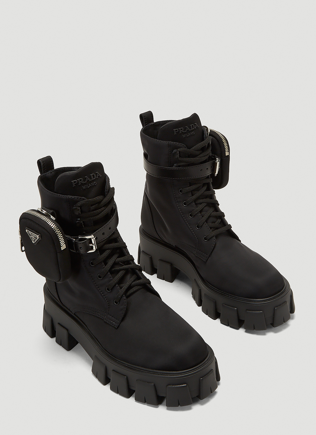 prada monolith boots look a like