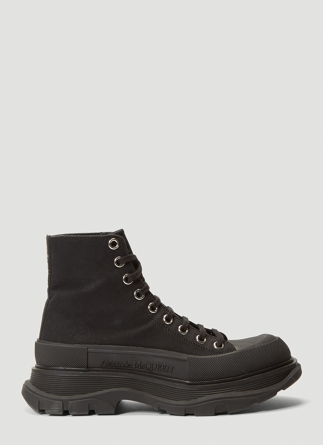 Alexander McQueen ウィメンズ Black Tread Slick Boots | LN-CC®