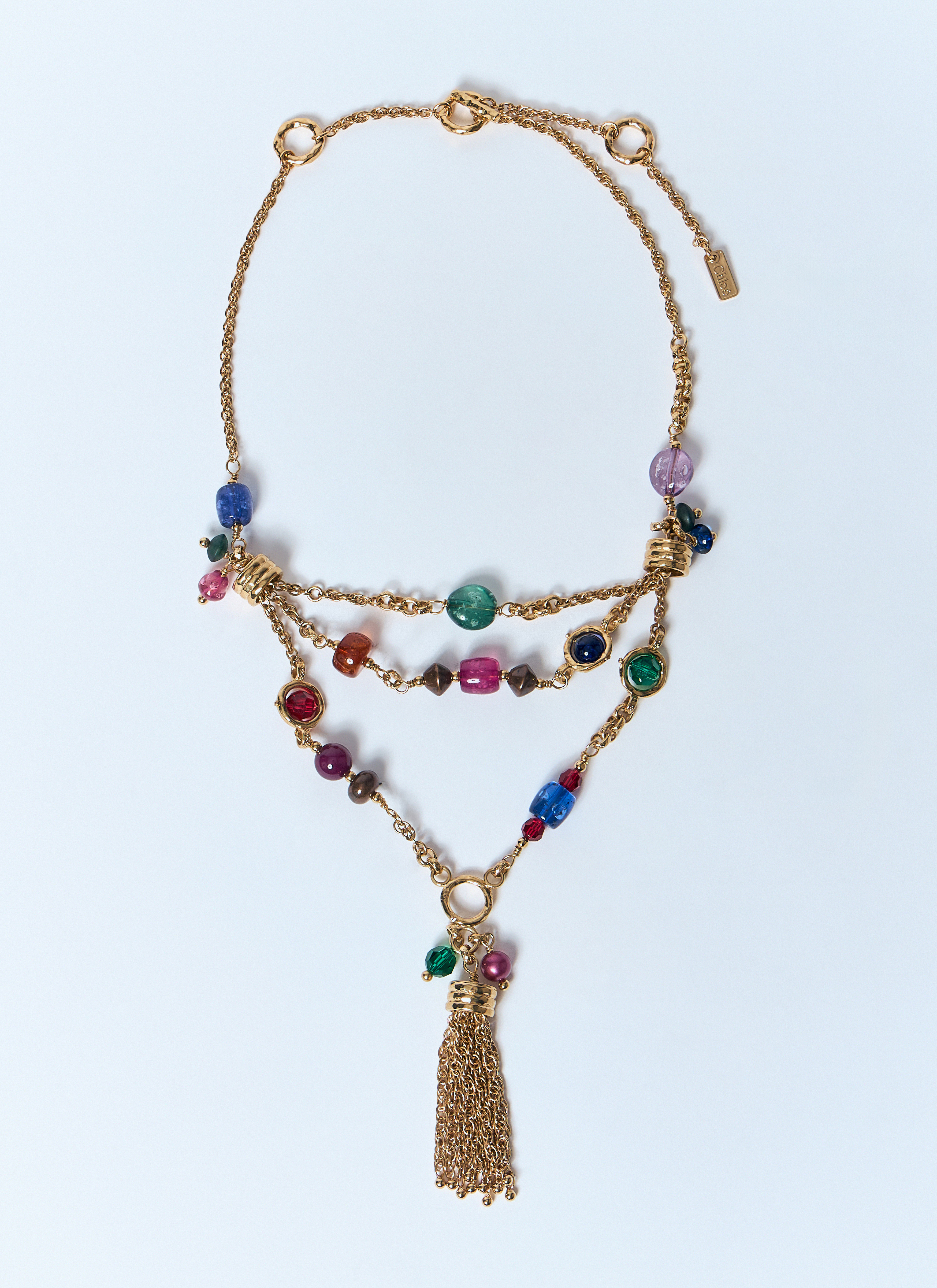 ネックレス・ペンダント Chloe pompoms necklace Chloé The Chloé Pompoms Necklace in Vintage gold | Chloé US