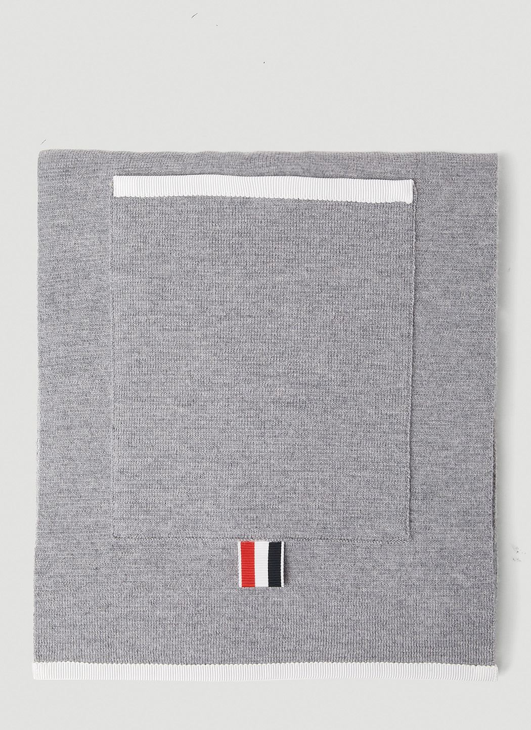 Milano Stitch Four Bar Pocket Scarf