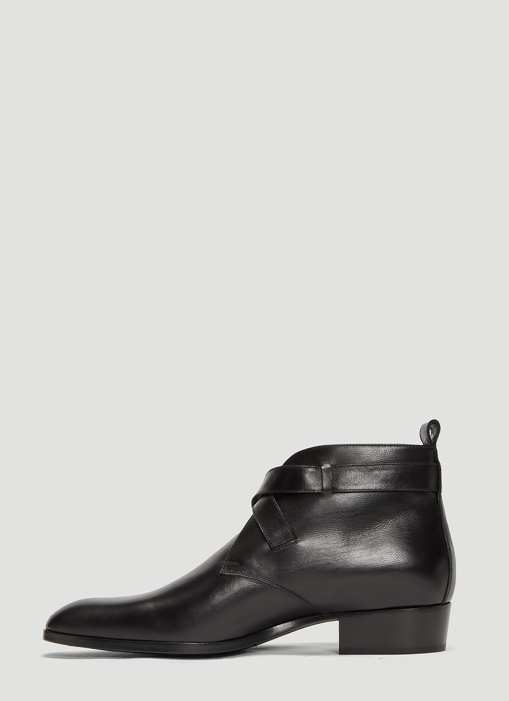 Saint laurent Wyatt Jodhpur Boots in Black | LN-CC