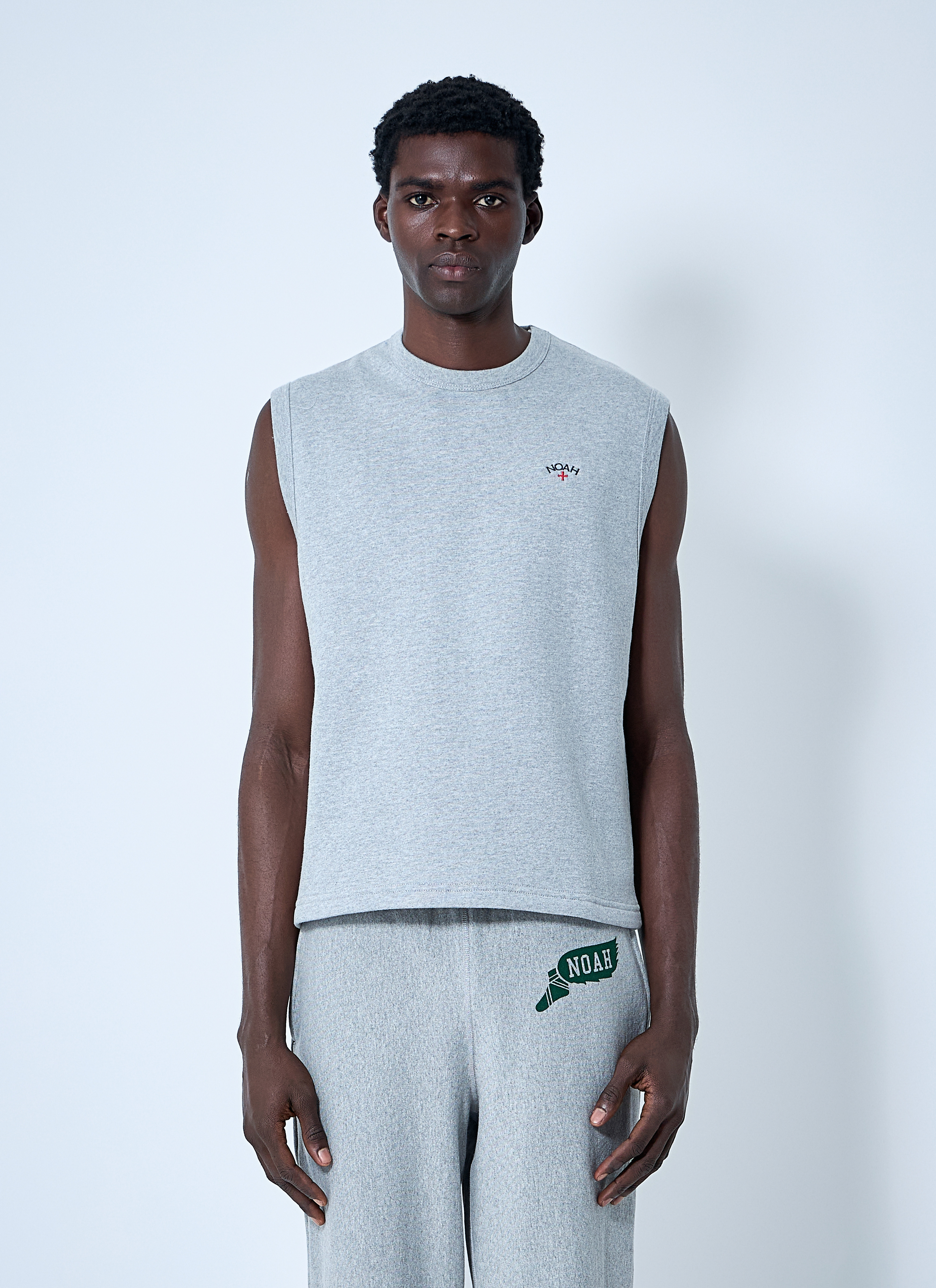 Noah Men's' Sweatshirt Vest in Grey | LN-CC®