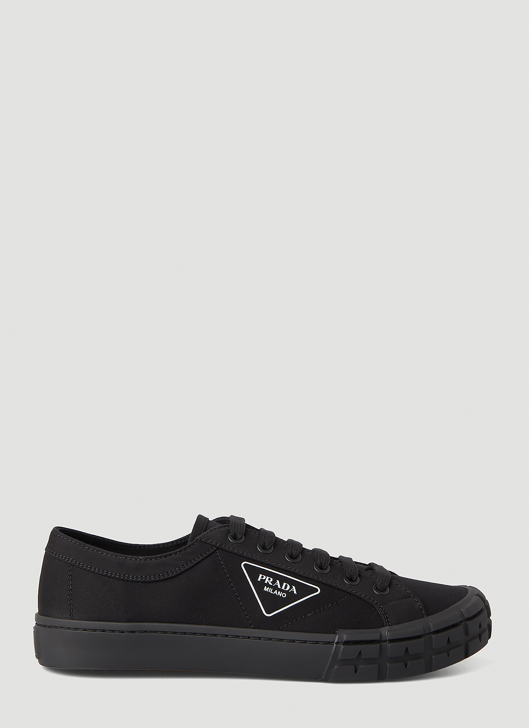 Prada Cassetta Wheel Sneakers in Black | LN-CC