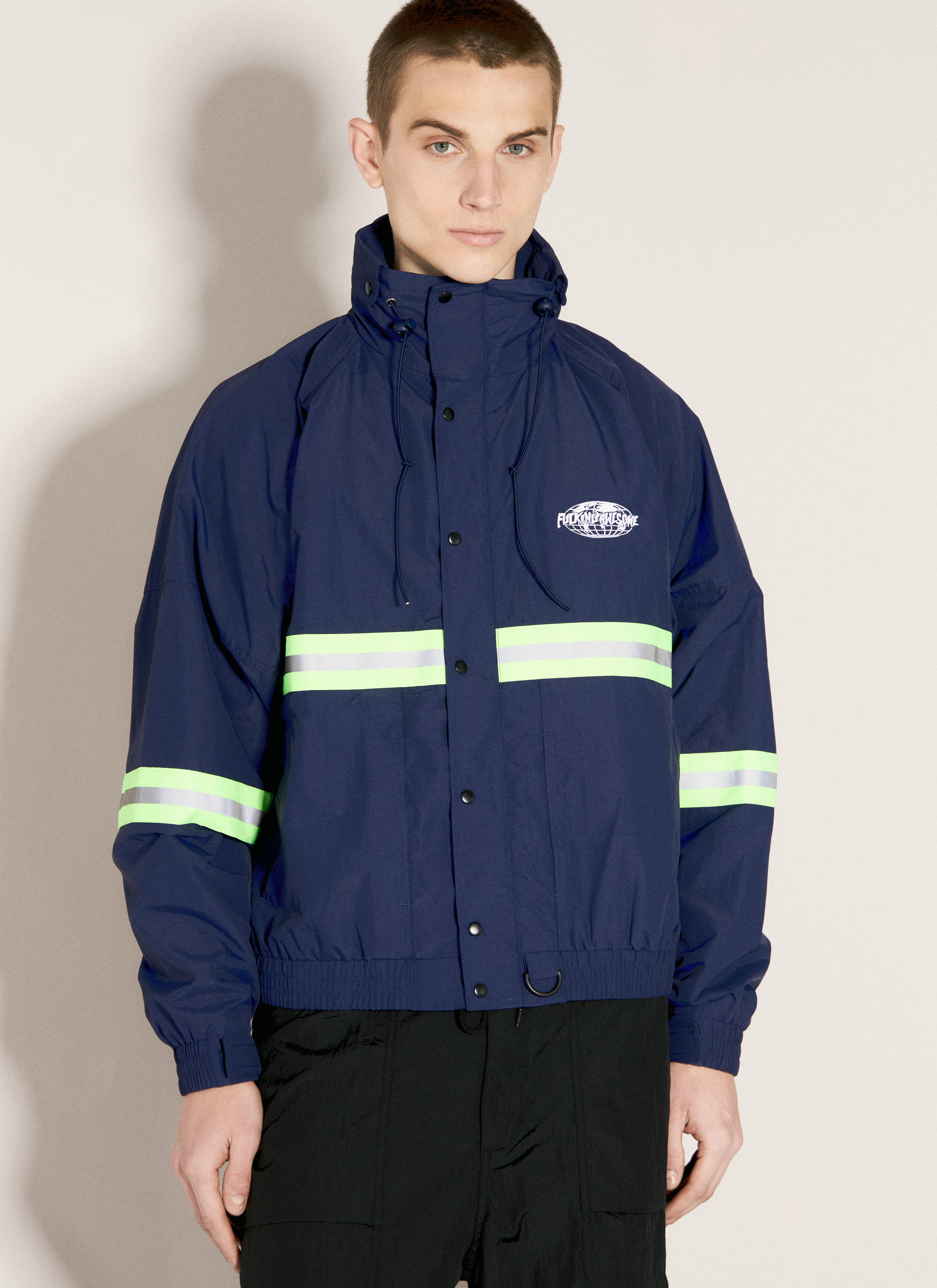 Fucking Awesome Men's' High Vis Jacket in Blue | LN-CC®