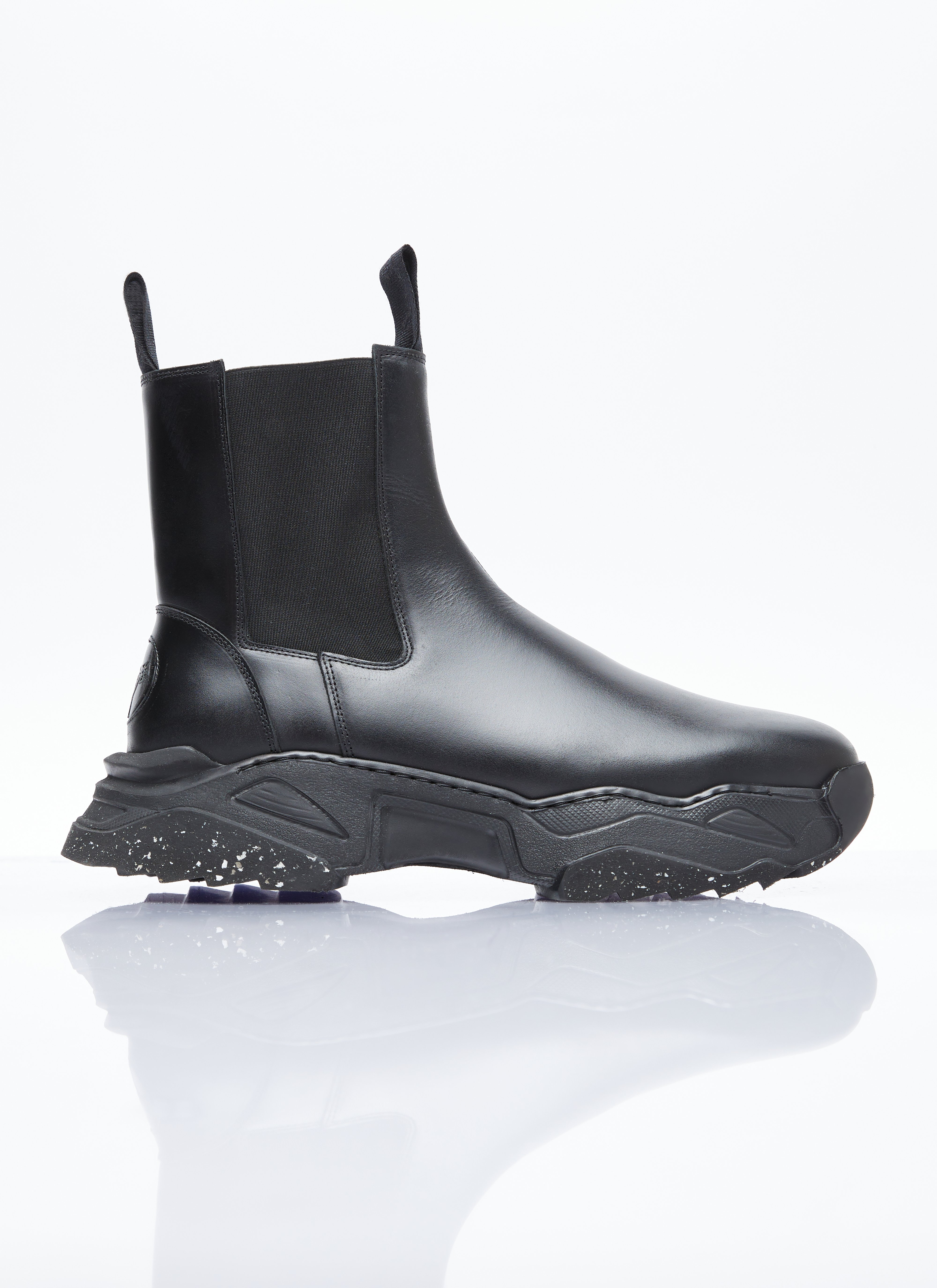 【チェルシーマーケット】Vivienne Westwood Vivienne Westwood Women's' Romper Leather Chelsea Boots in Black