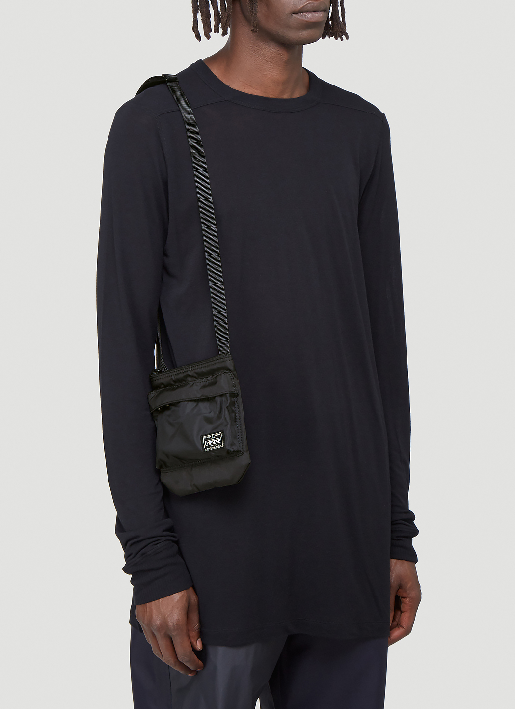 PorterYoshida & Co. Unisex Shoulder Pouch Crossbody Bag in Black LNCC