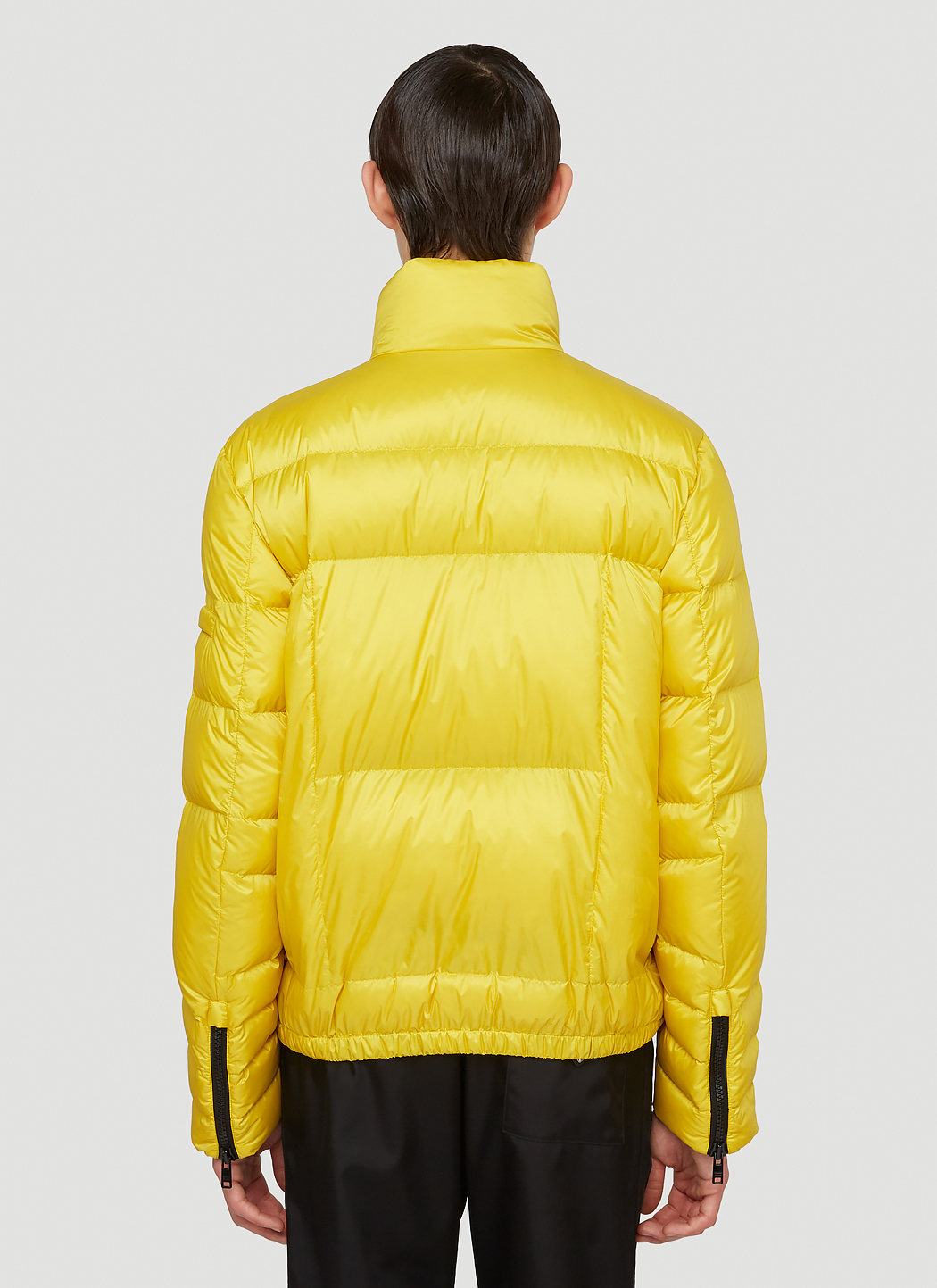 prada velvet puffer jacket
