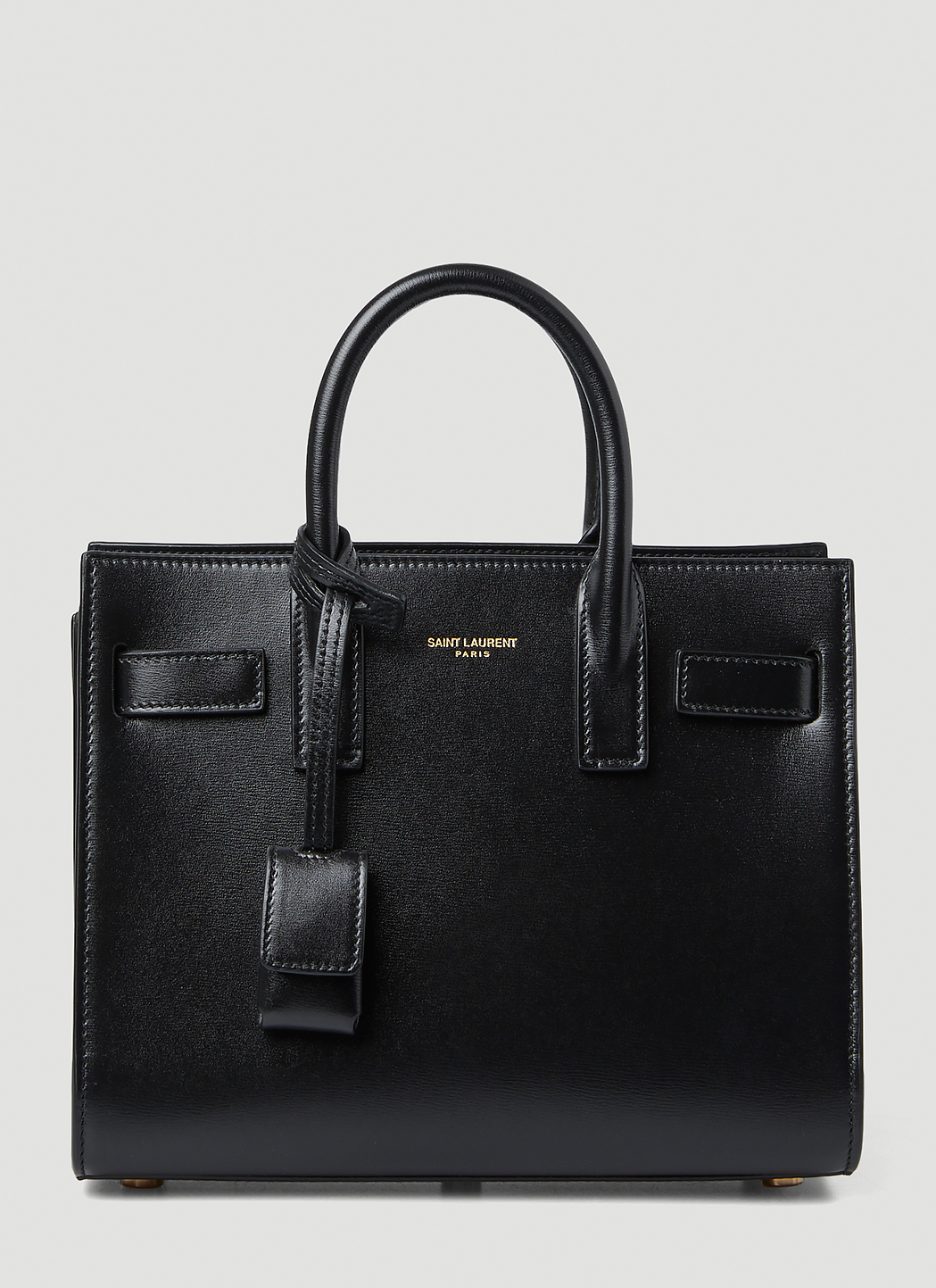 Saint Laurent Unisex Sac De Jour Nano Tote Bag in Black