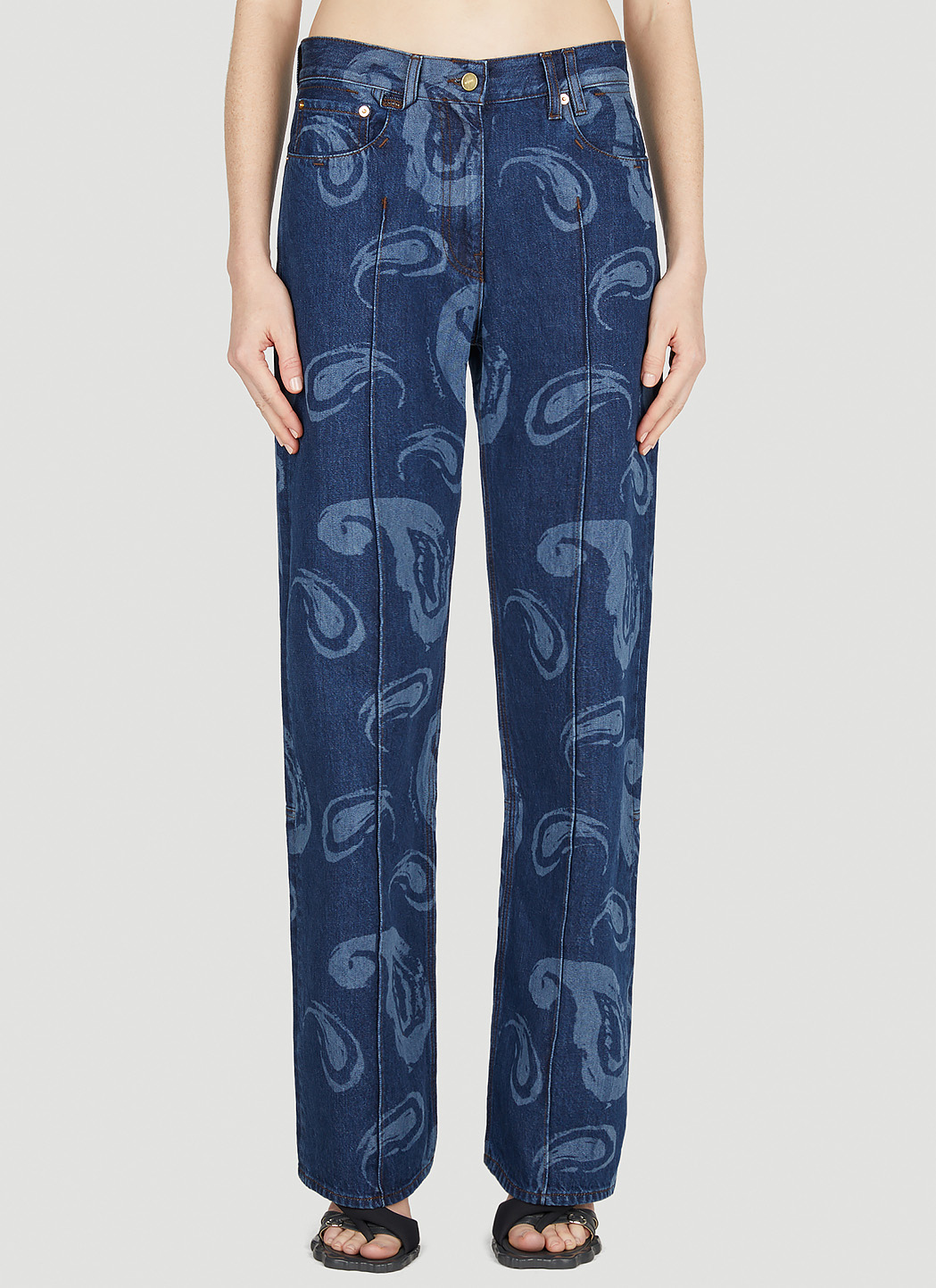 Le De Nimes Bordado Jeans