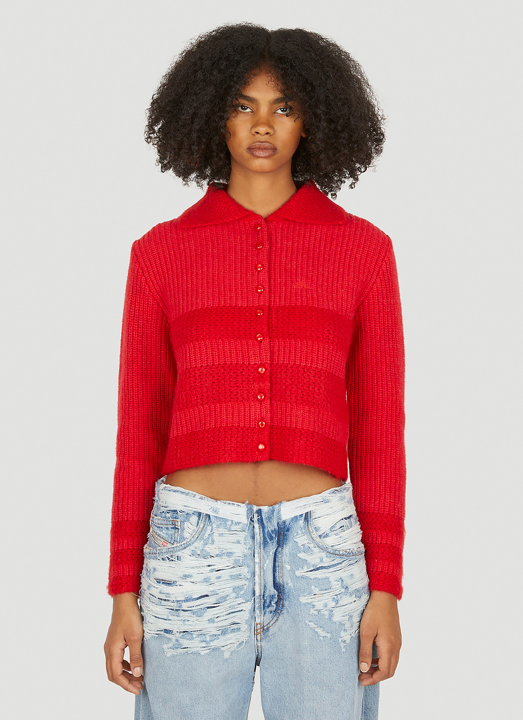 Rib Knit Cardigan