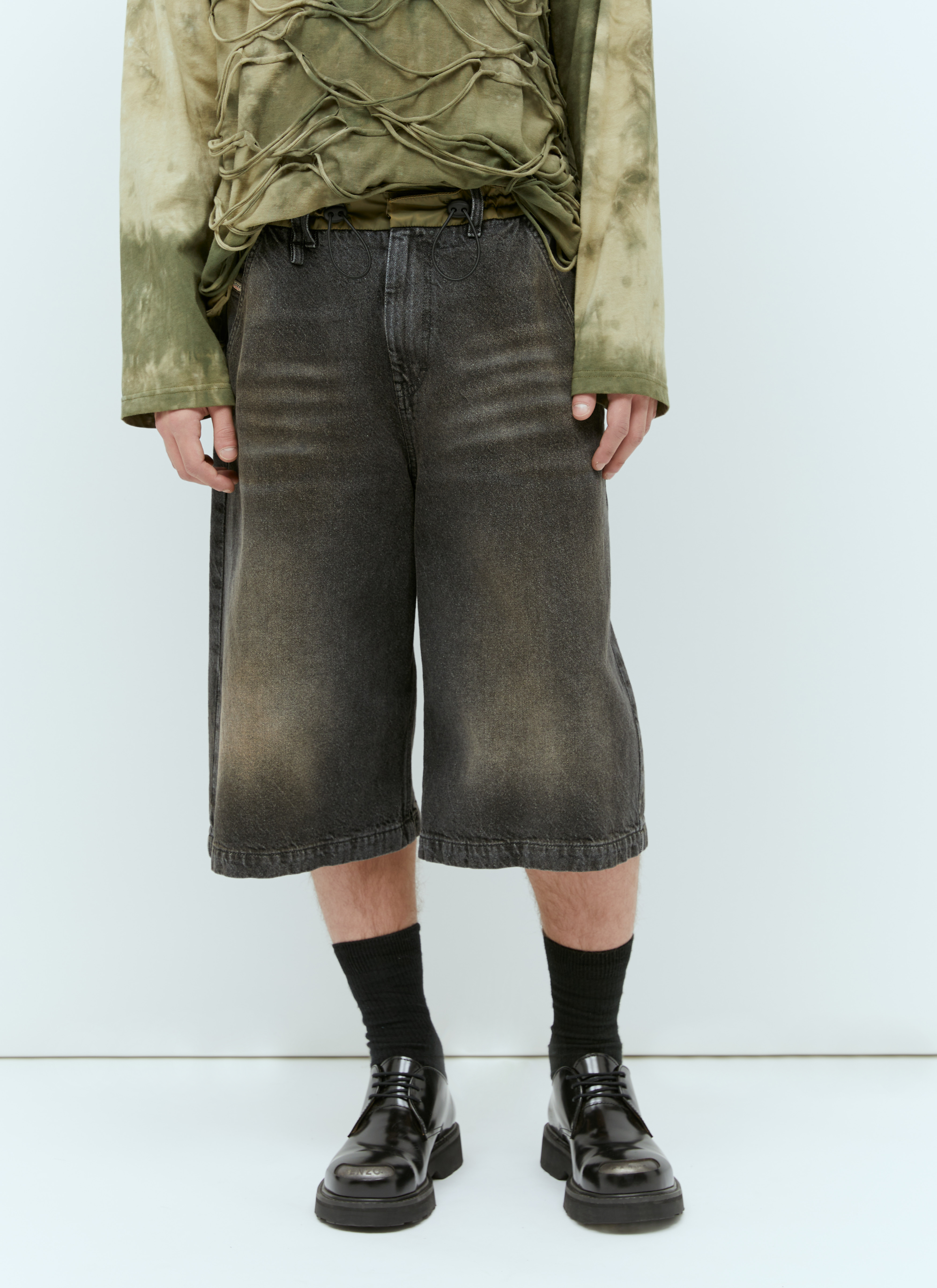 Diesel Men's' D-Andre Denim Shorts in Grey | LN-CC®