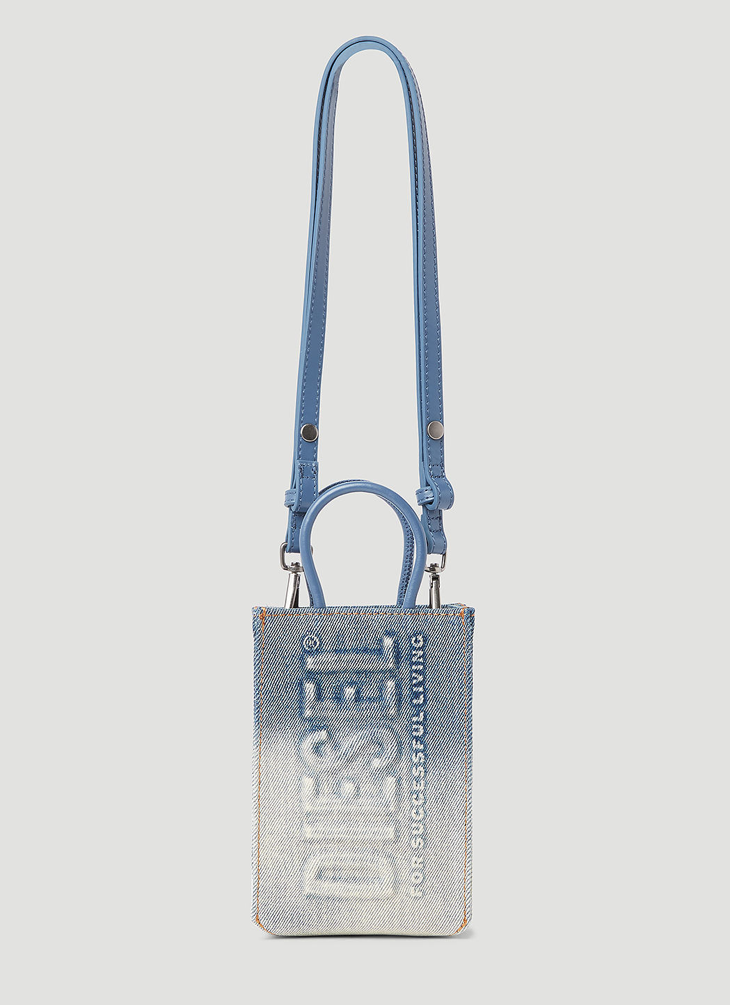 Diesel Men's' DSL Shopper 3D Mini Shoulder Bag in Blue | LN-CC®