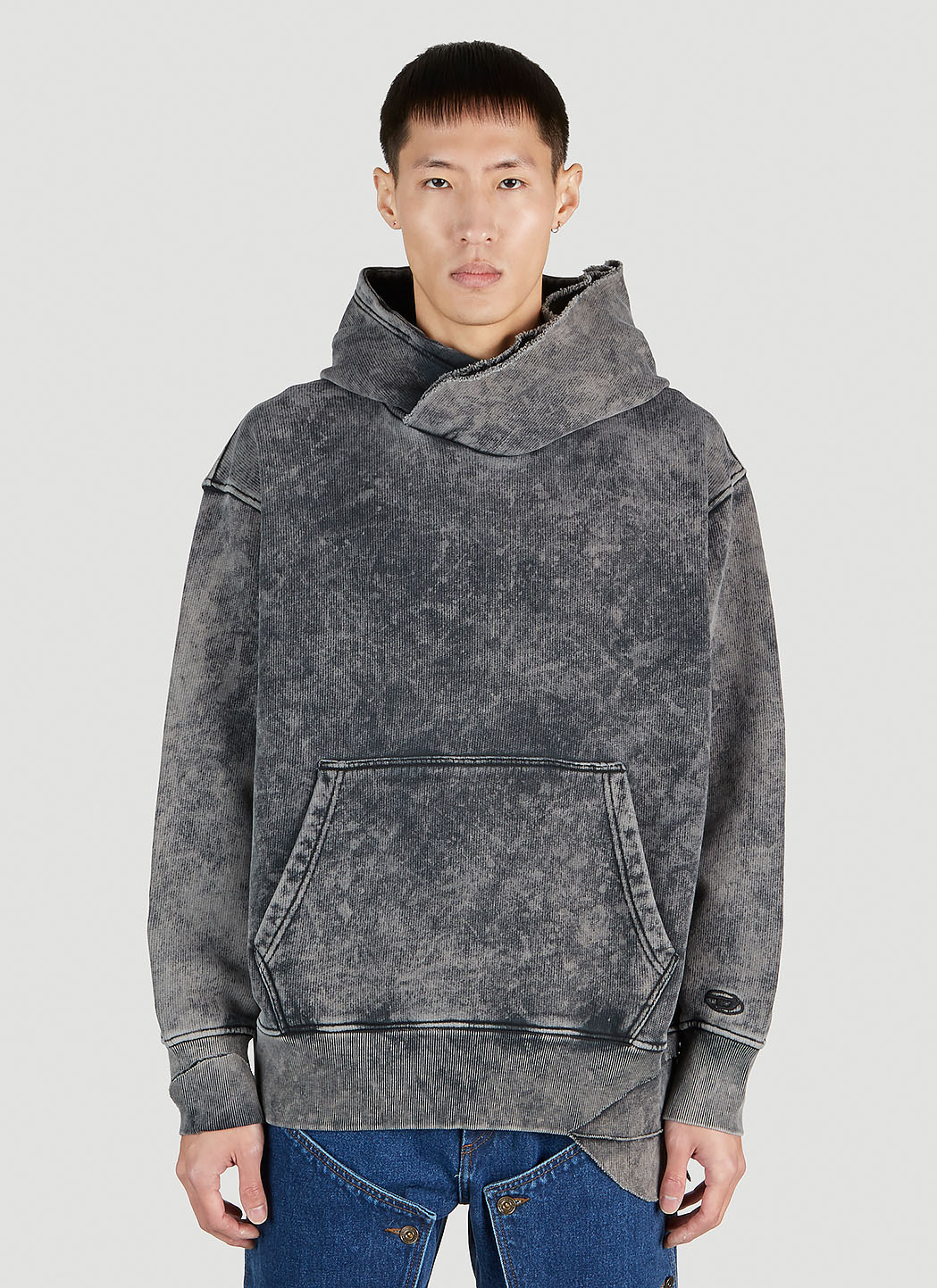 Destroyed Hooded Sweatshirt