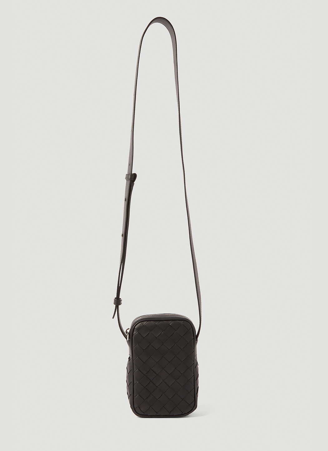 Intrecciato Phone Pouch Crossbody Bag