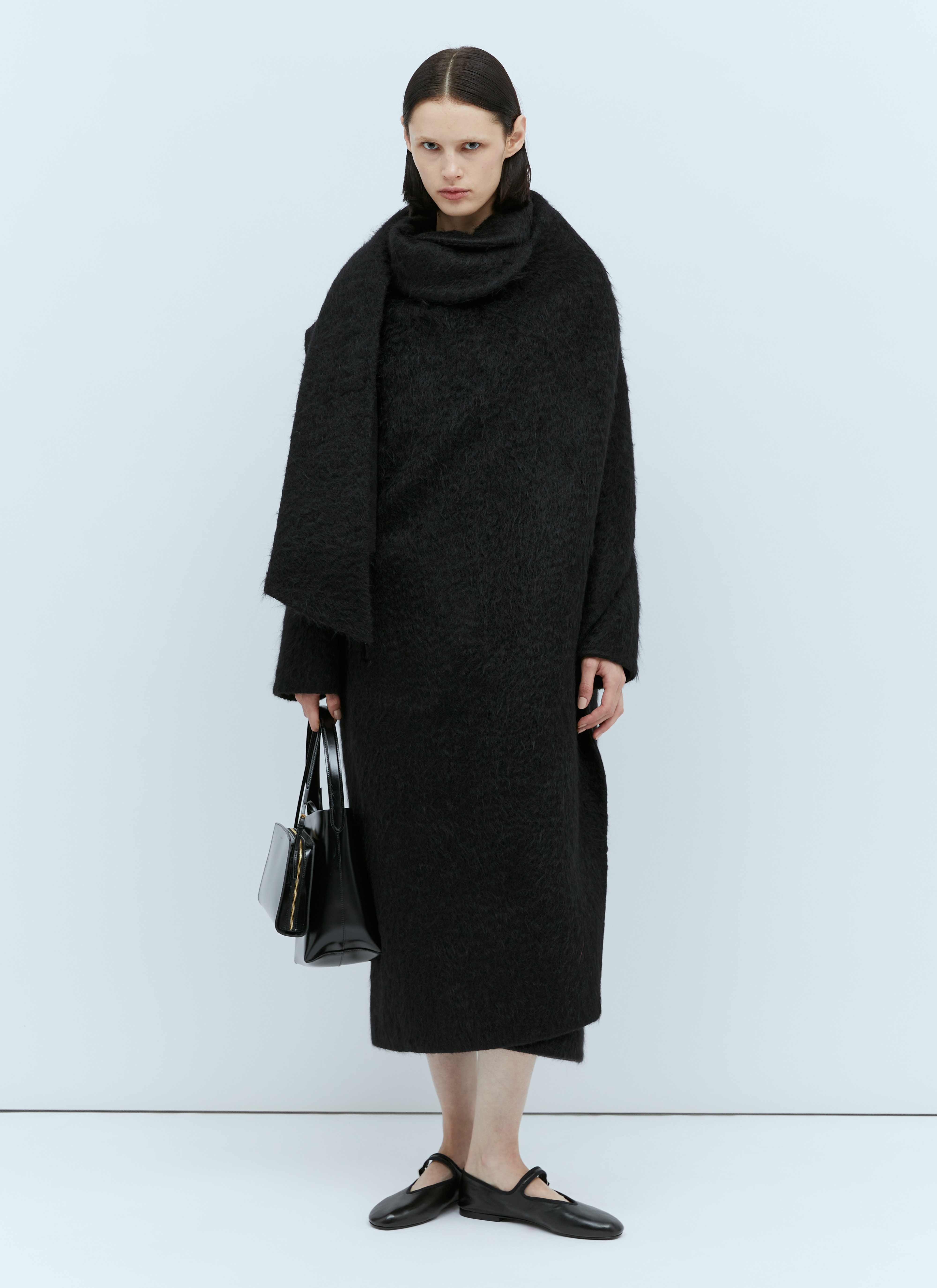 The Row Women's' Orlando Wool Coat in Black | LN-CC®