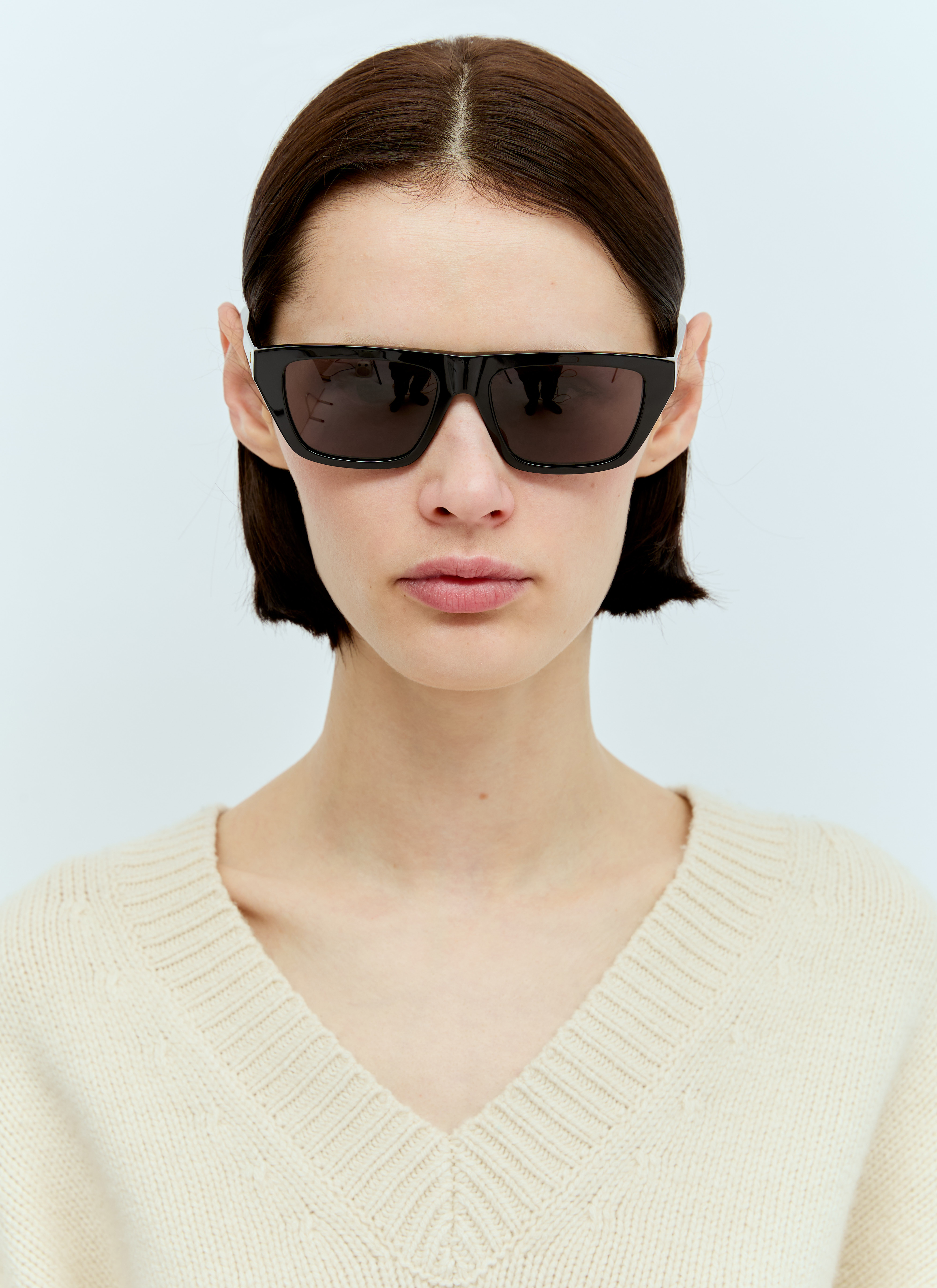 BOTTEGA VENETA レクタンクルフレムサンクラス BV1291S 002 BV1281S sunglasses Tortoise | SmartBuyGlasses US