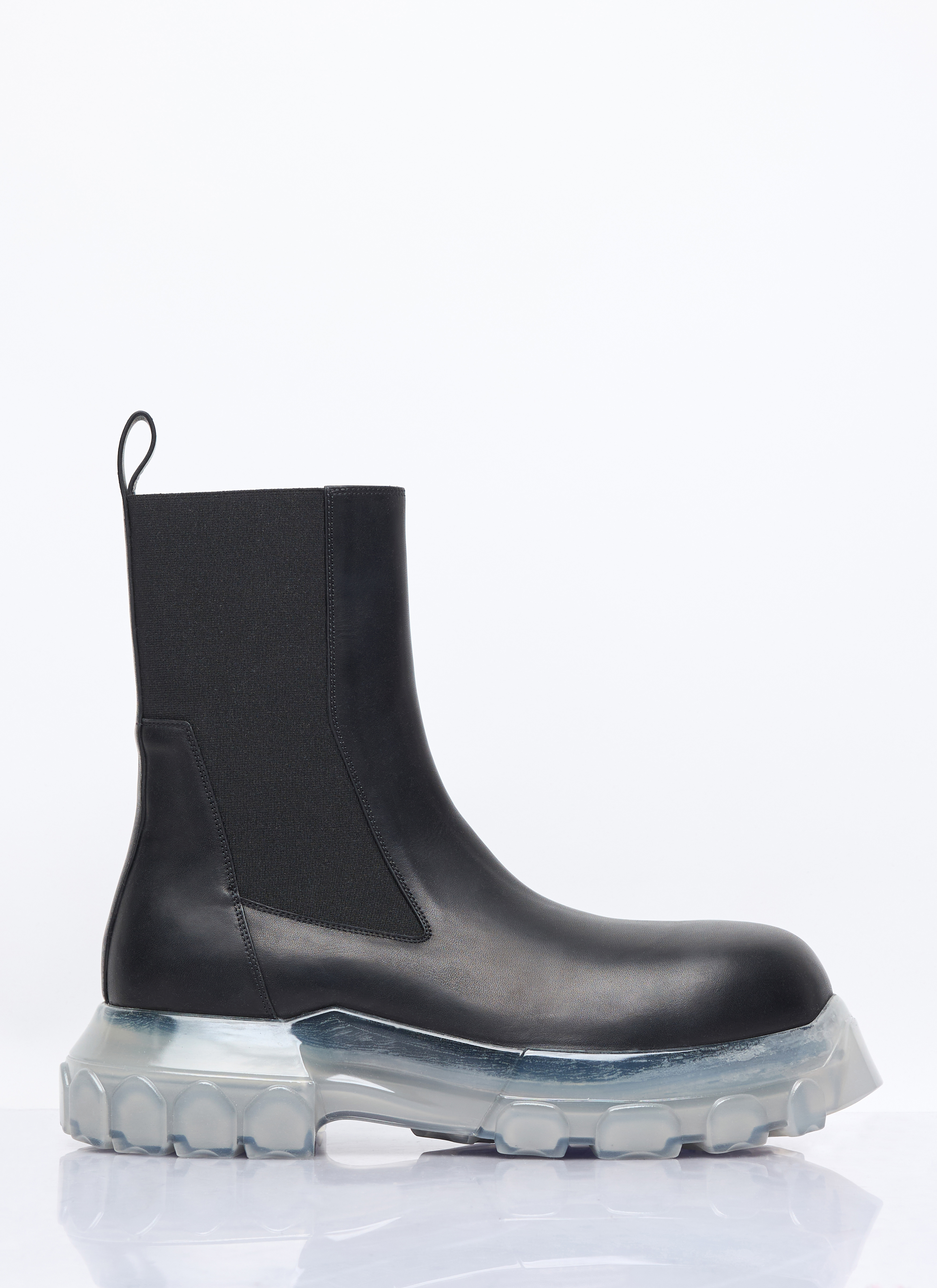 Rick Owens Men's' Beatle Bozo Tractor Boots in Black | LN-CC®