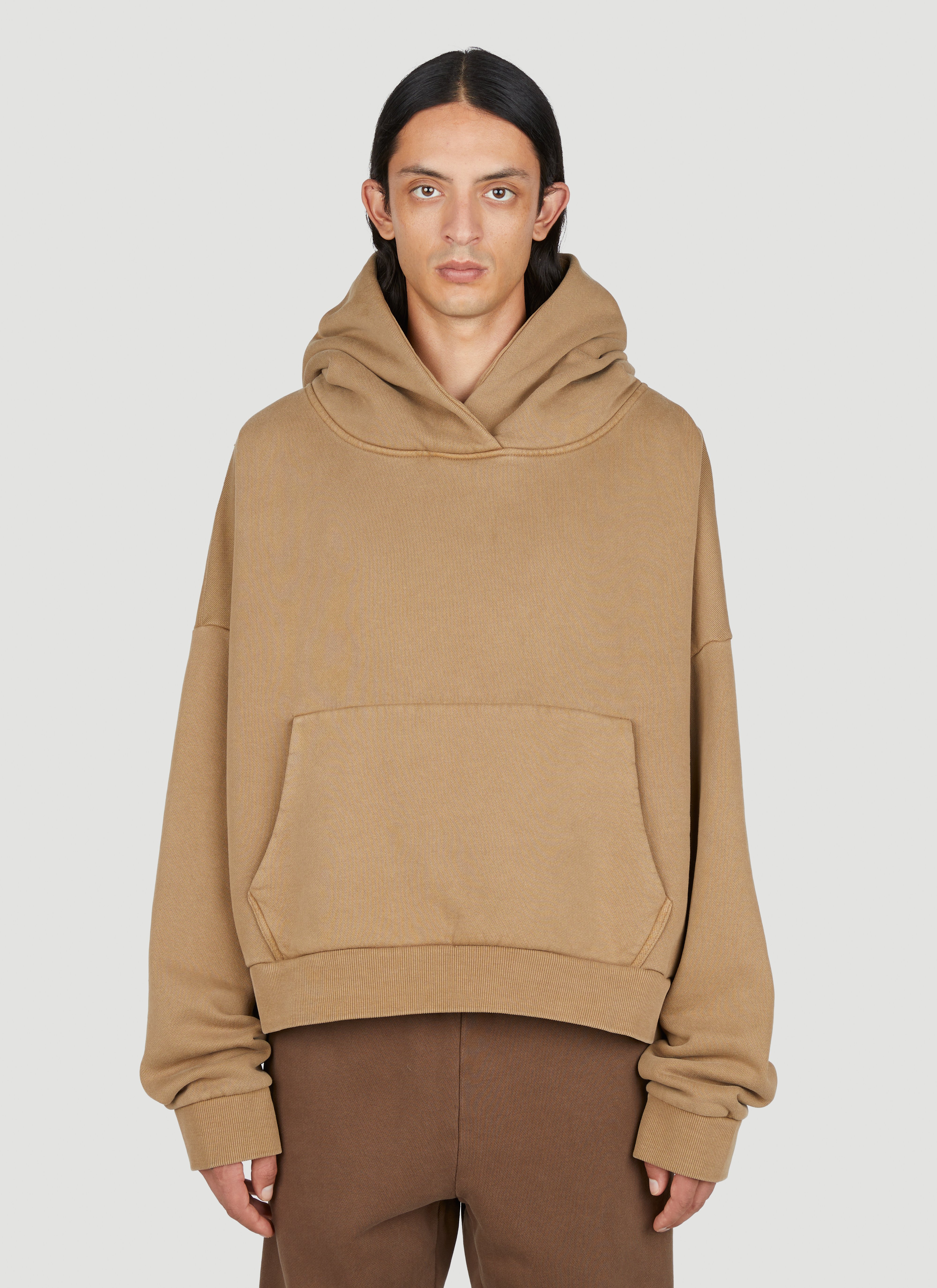 Entire Studios クルーネックスウェットシャツ ブラウン FW23/24 ent0353002_bei_00.jpg