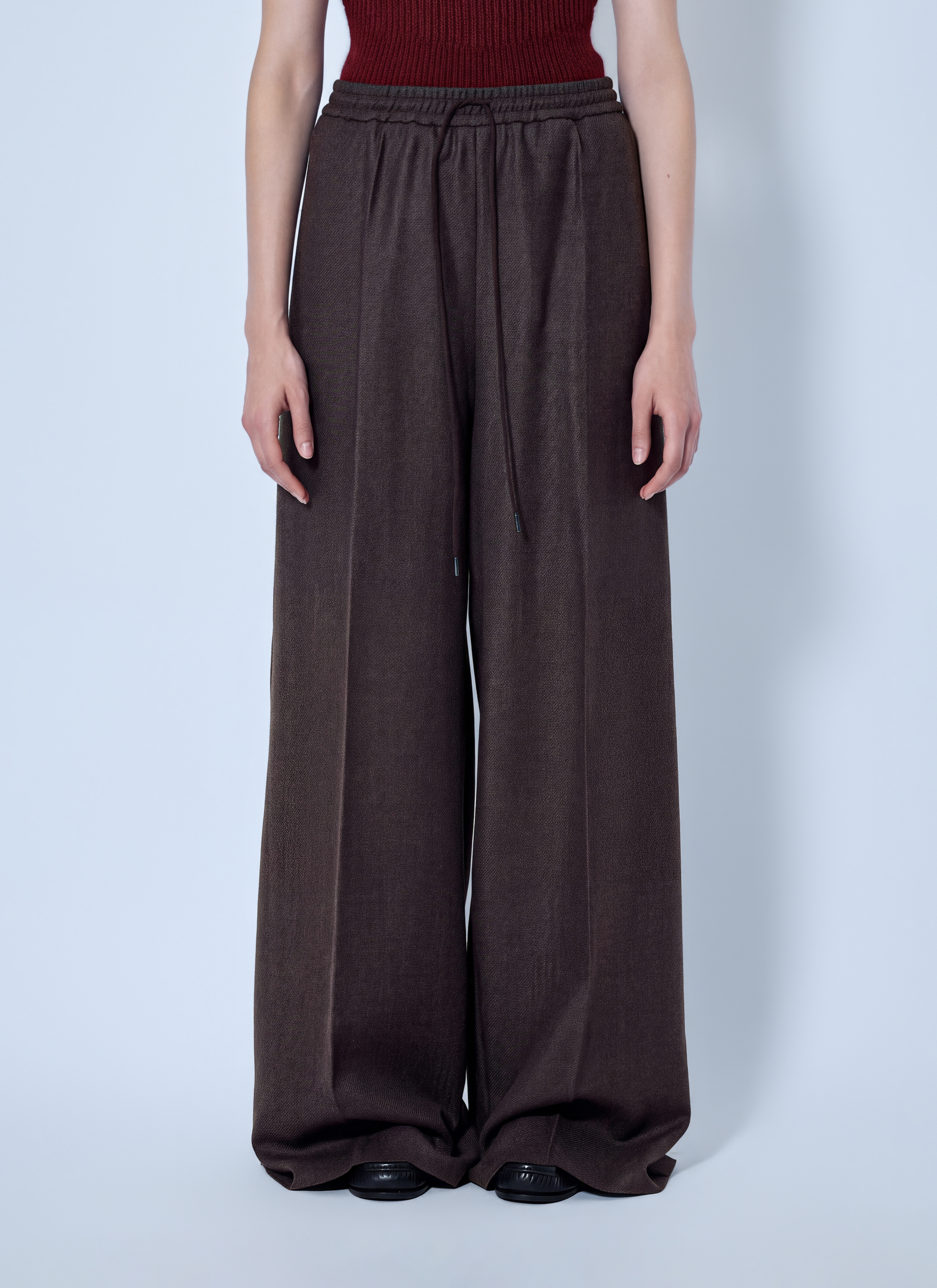 Max Mara Max Mara Wide-Leg Drawstring Trousers