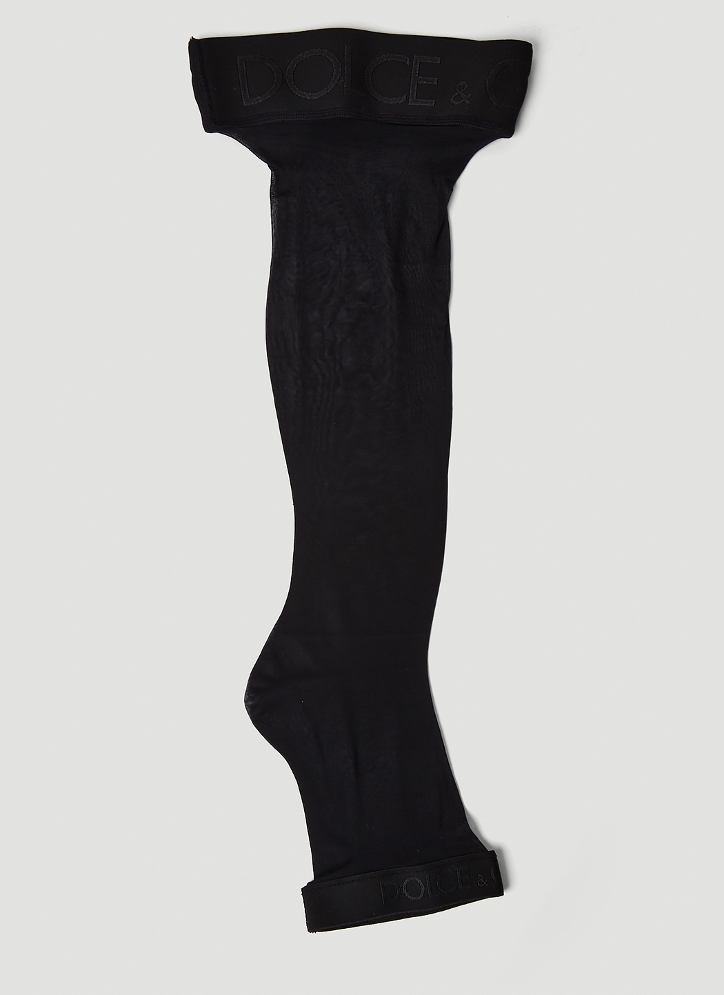 Dolce&Gabbana Logo Trim Socks