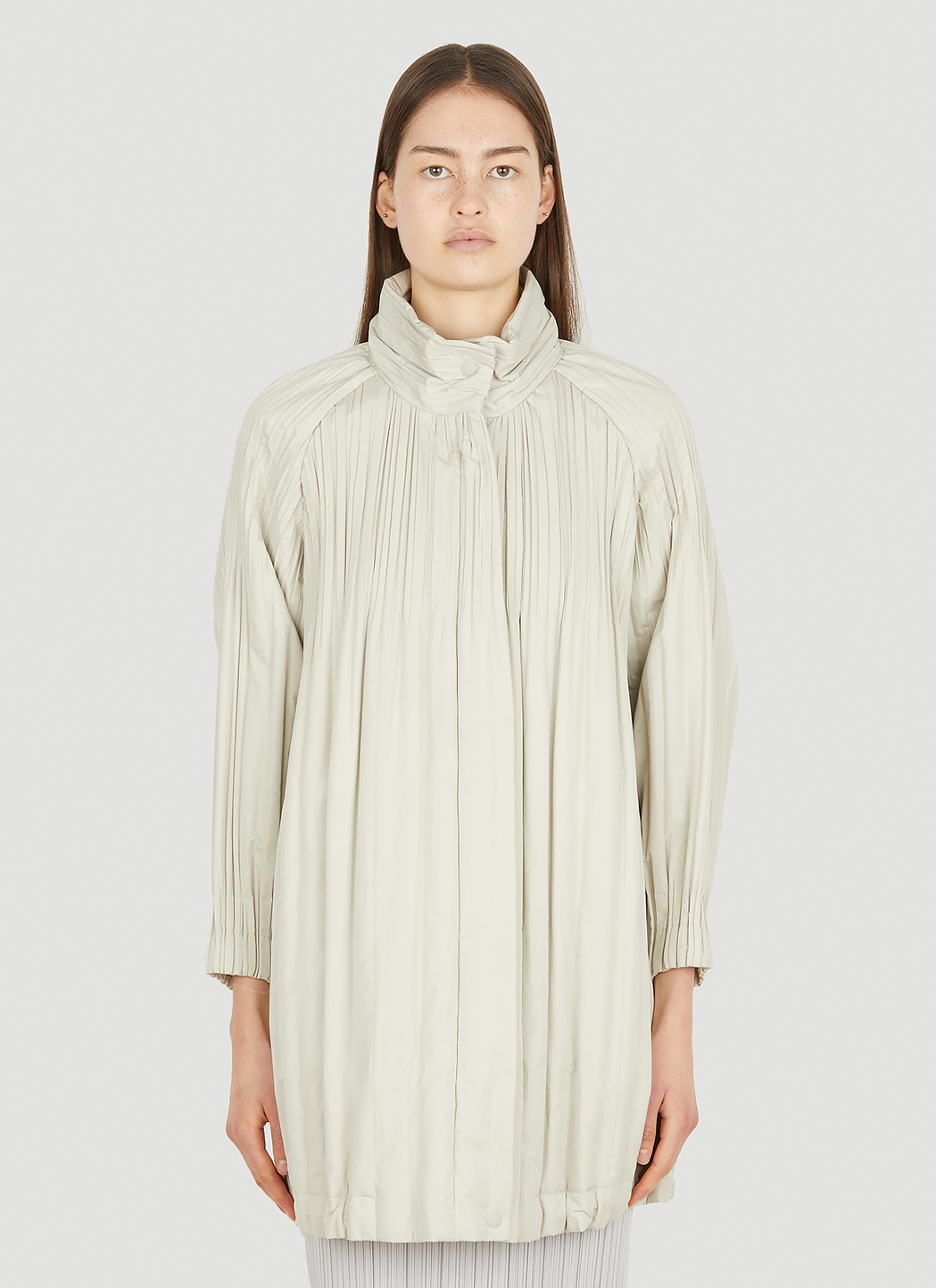 Pleats Please Issey Miyake Padded Pleated Jacket | Smart Closet