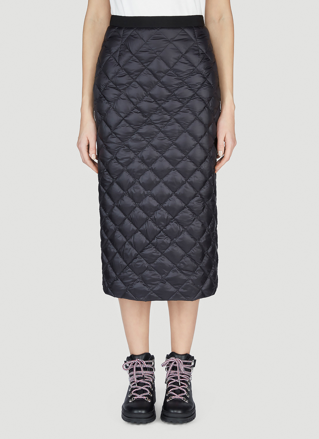 Moncler Women's Quilted Skirt in Black LNCC