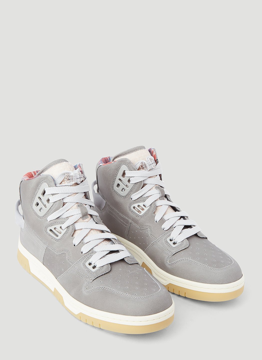 Acne Studios Men's High-Top Sneakers in Grey | LN-CC