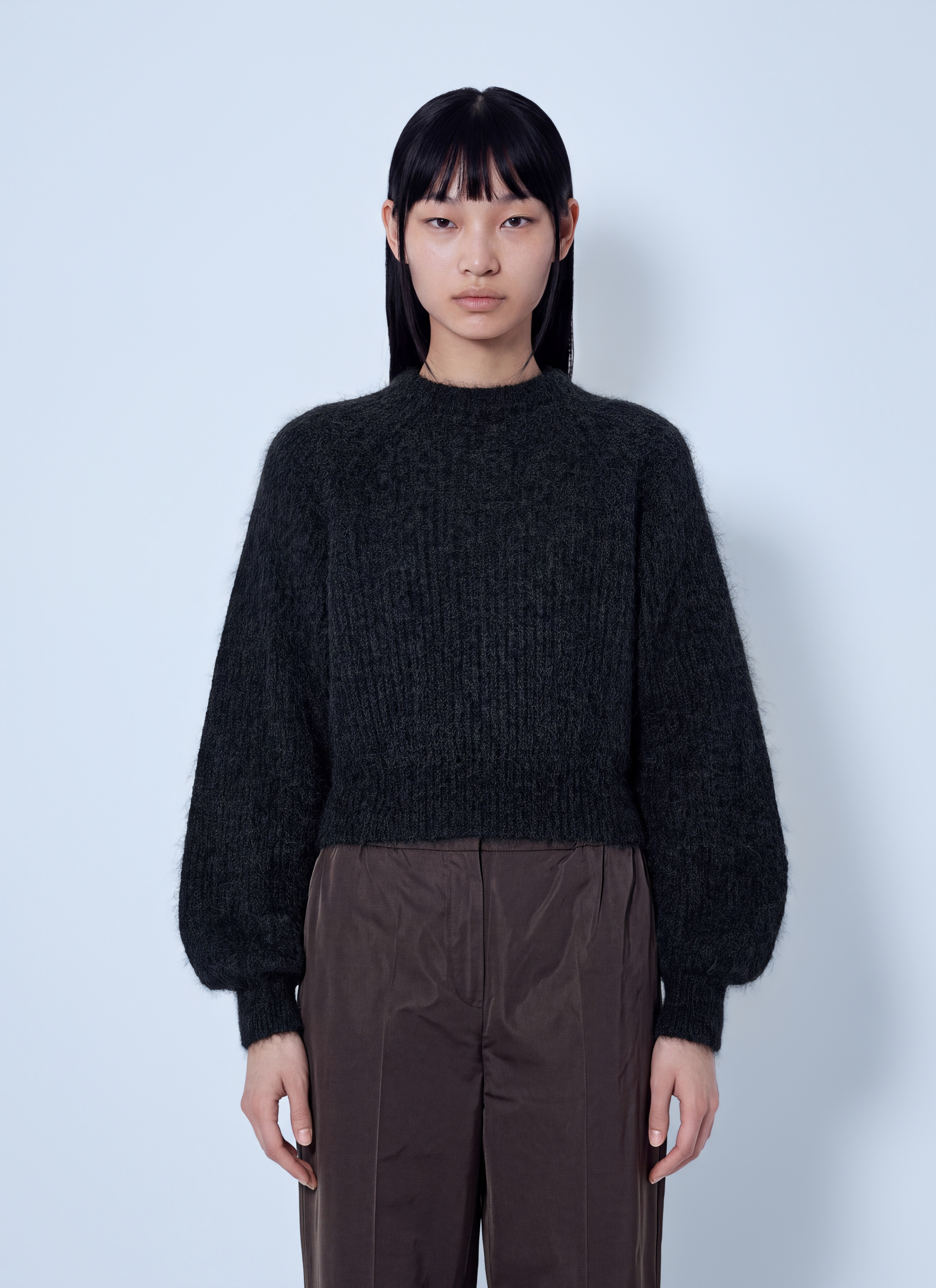 Max Mara Max Mara Crewneck Mohair-Blend Sweater