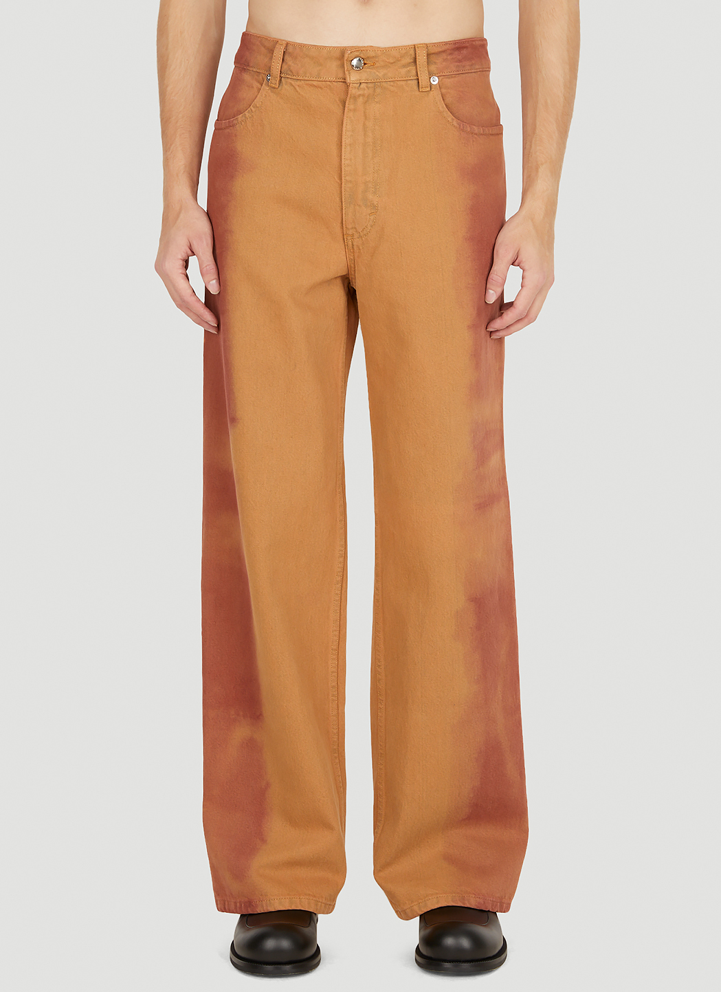 Washed Wide Leg Jeans