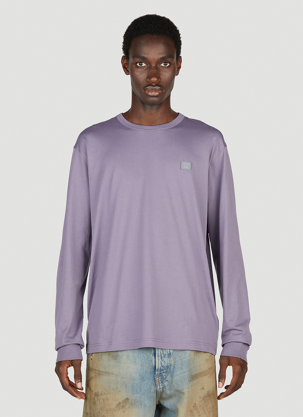 Oblada】SPACE LONG TEE Space-Dye Cotton-Blend Long-Sleeve T-Shirt in Long Sleeve | Vince