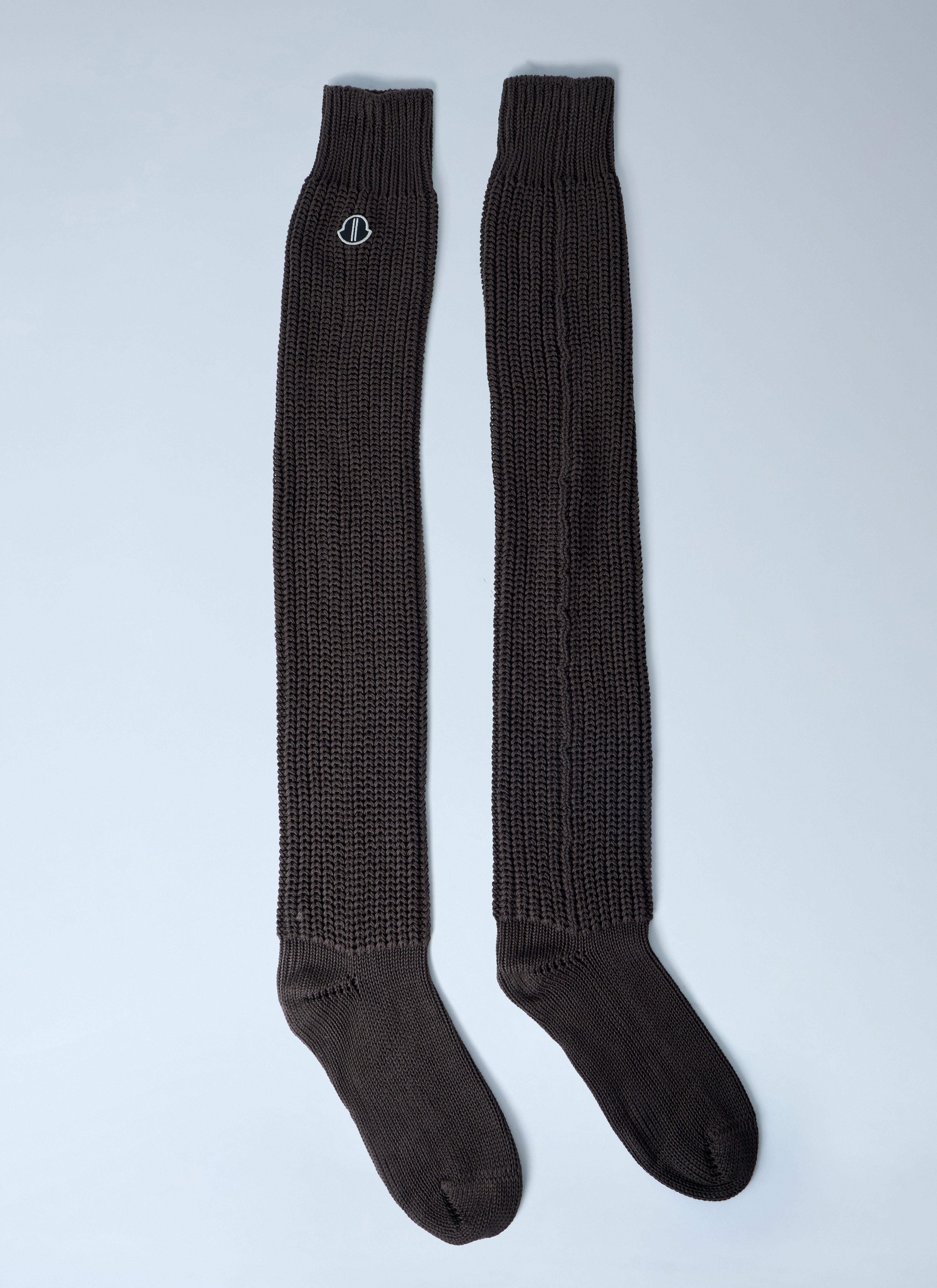 レッグウェア MONCLER 1952 Logo Socks Moncler Black Logo Socks