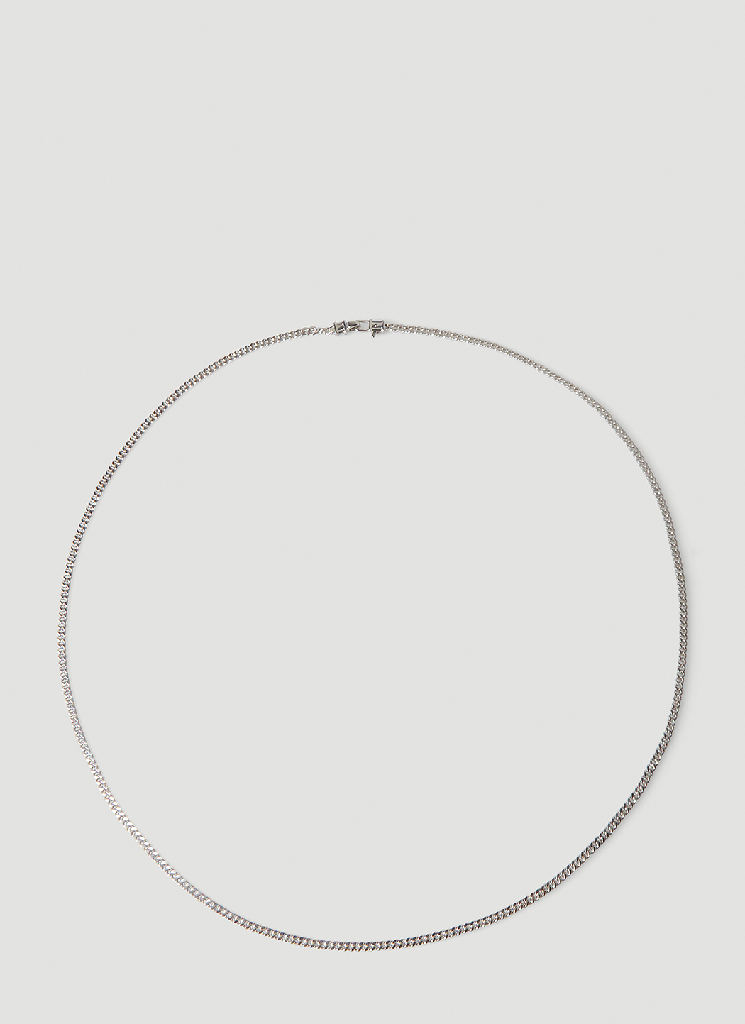 Tom Wood Curb Chain Medium Necklace in Silver | LN-CC