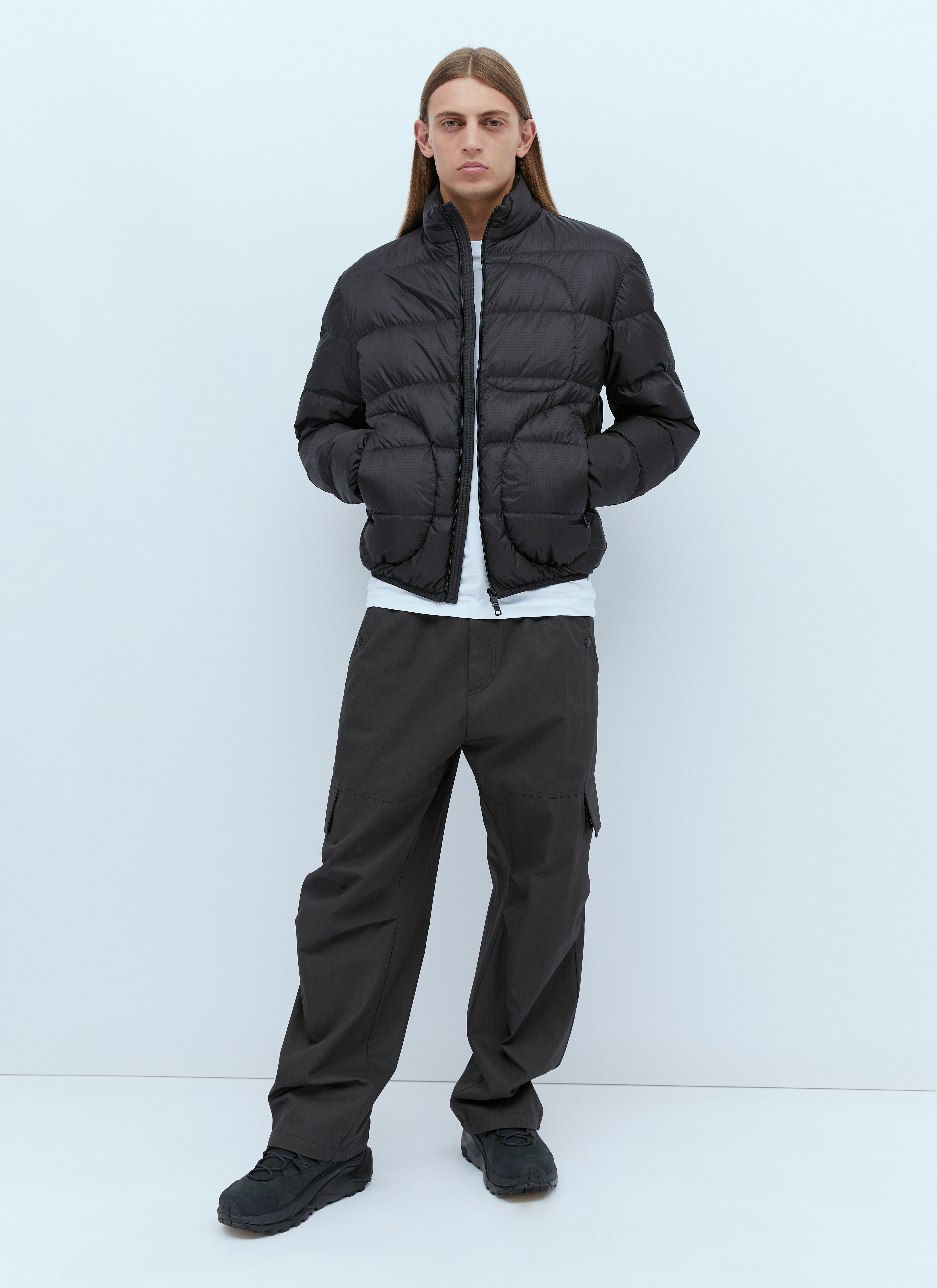 Moncler Men's' Heze Short Down Jacket in Black | LN-CC®