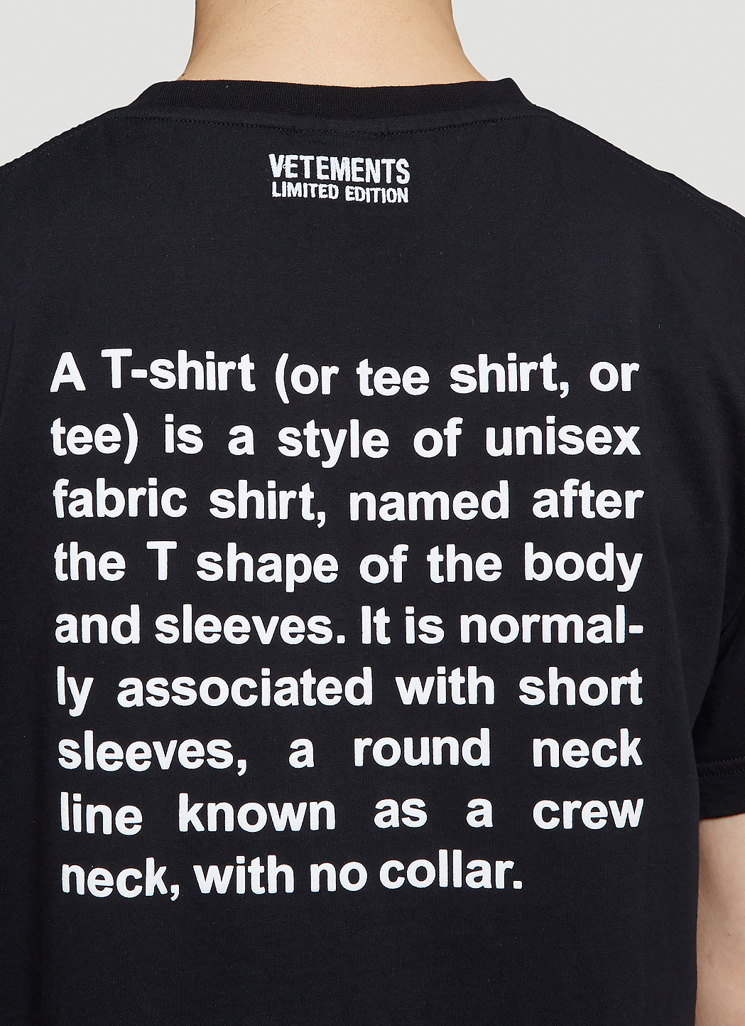 vetements target tee
