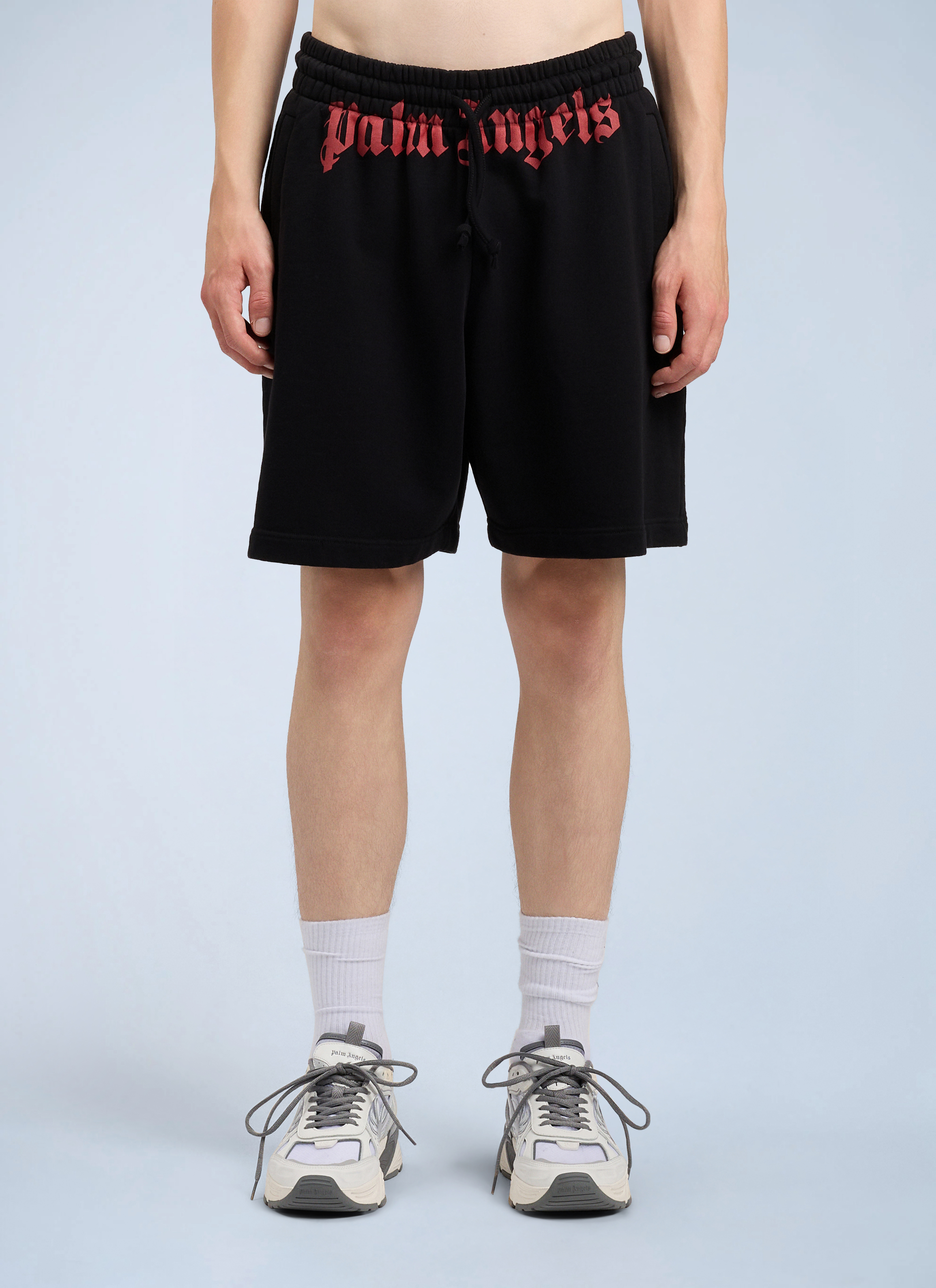 Palm Angels Palm Angels Waist Logo Sweatshorts