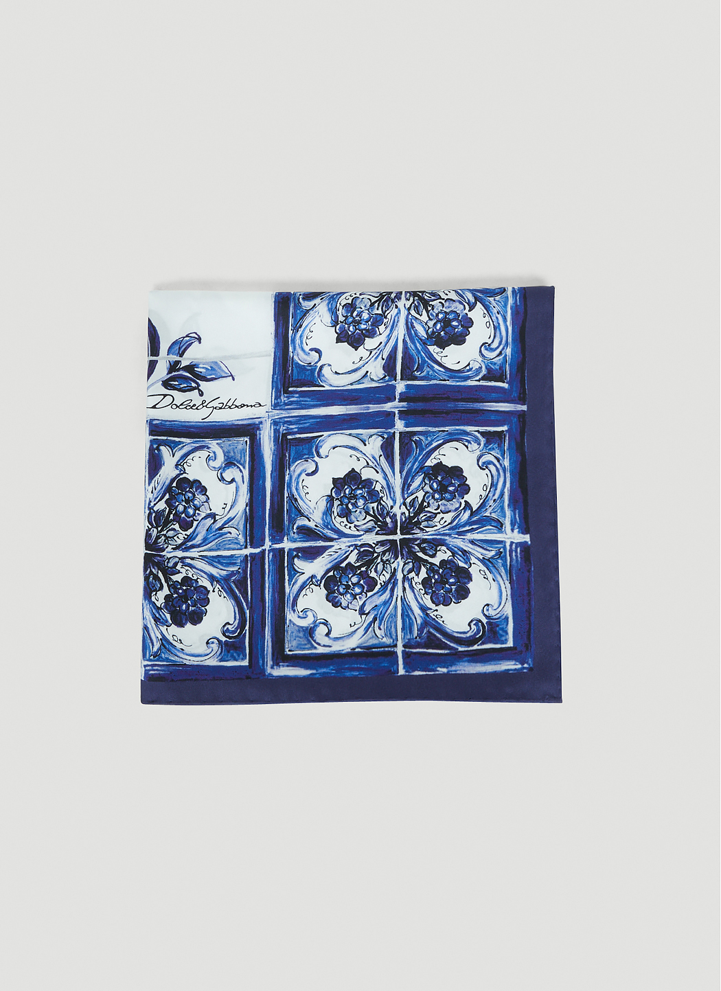 Dolce&Gabbana Majolica Print Scarf
