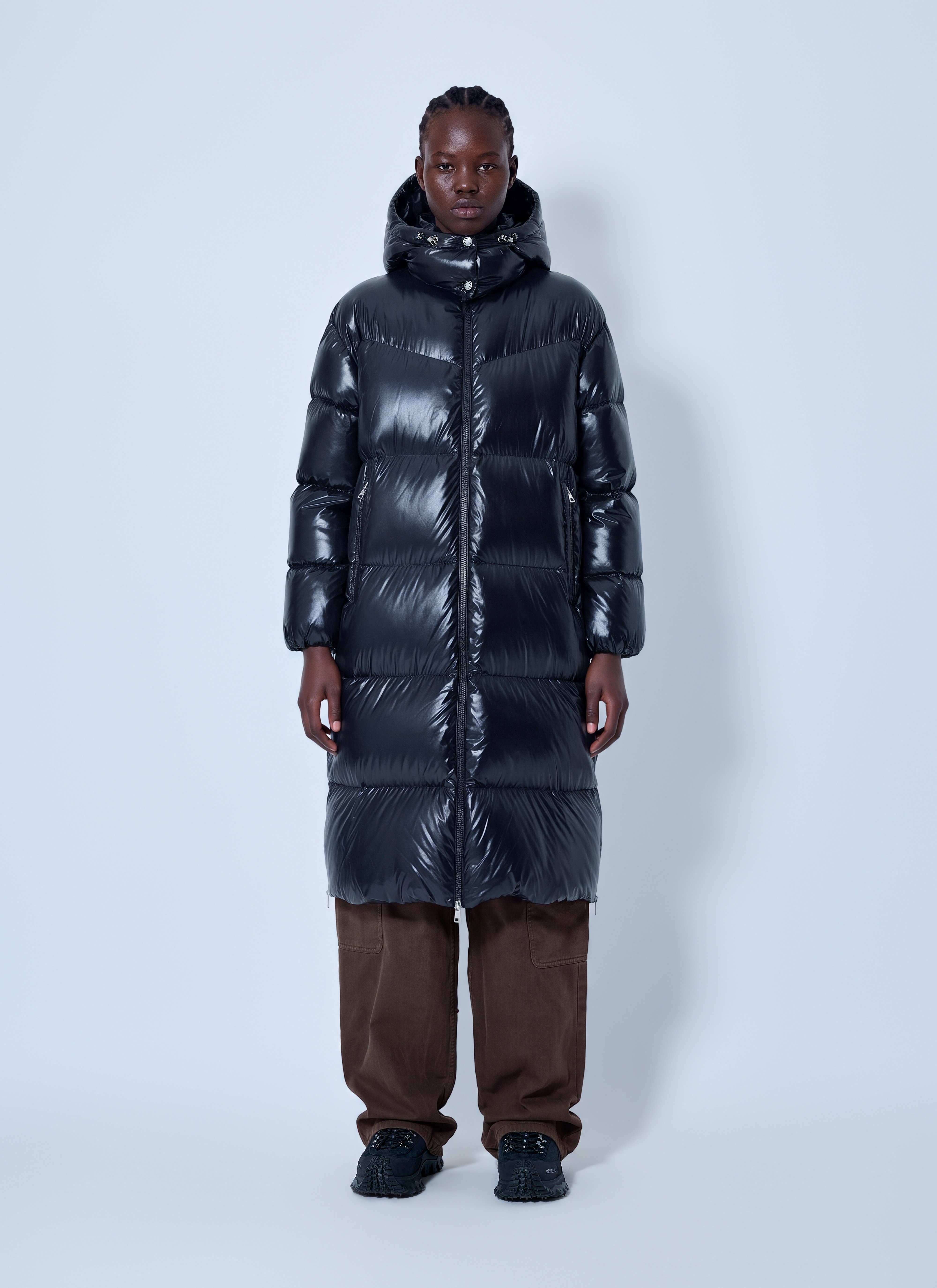 MONCLER Moncler Harfang Hooded Long Down Coat