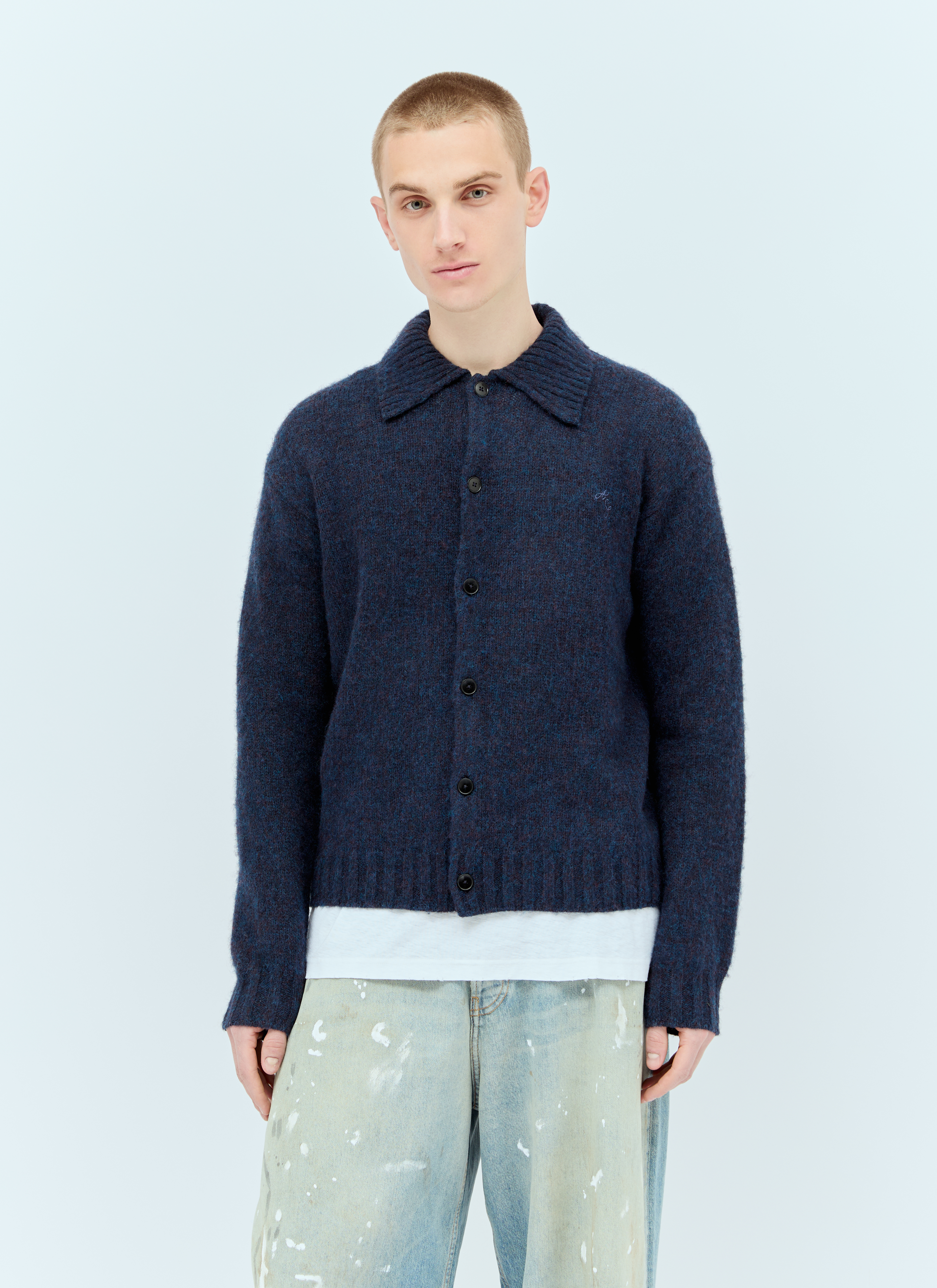 OPEN SESAME CLUB】 durian polo cardigan / durian long skirt