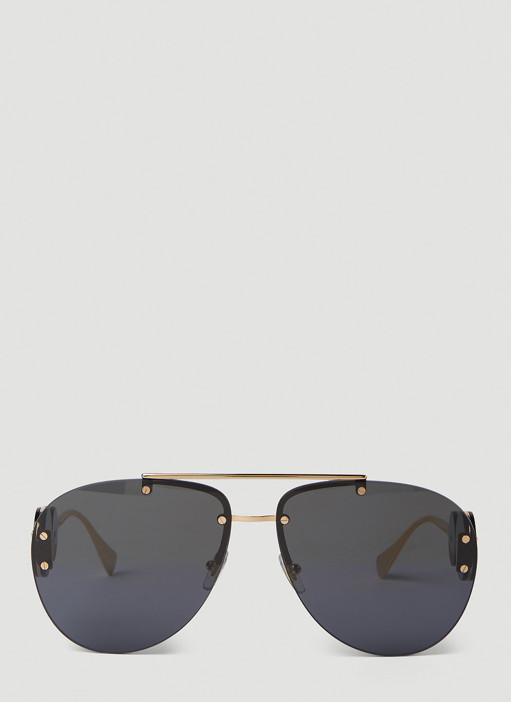 Double Medusa Aviator Sunglasses