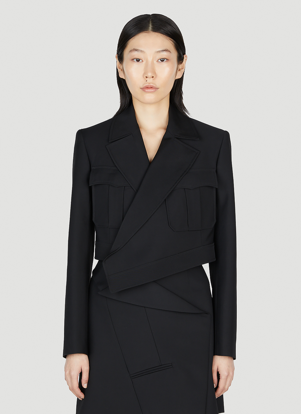 Asymmetric Military Blazer