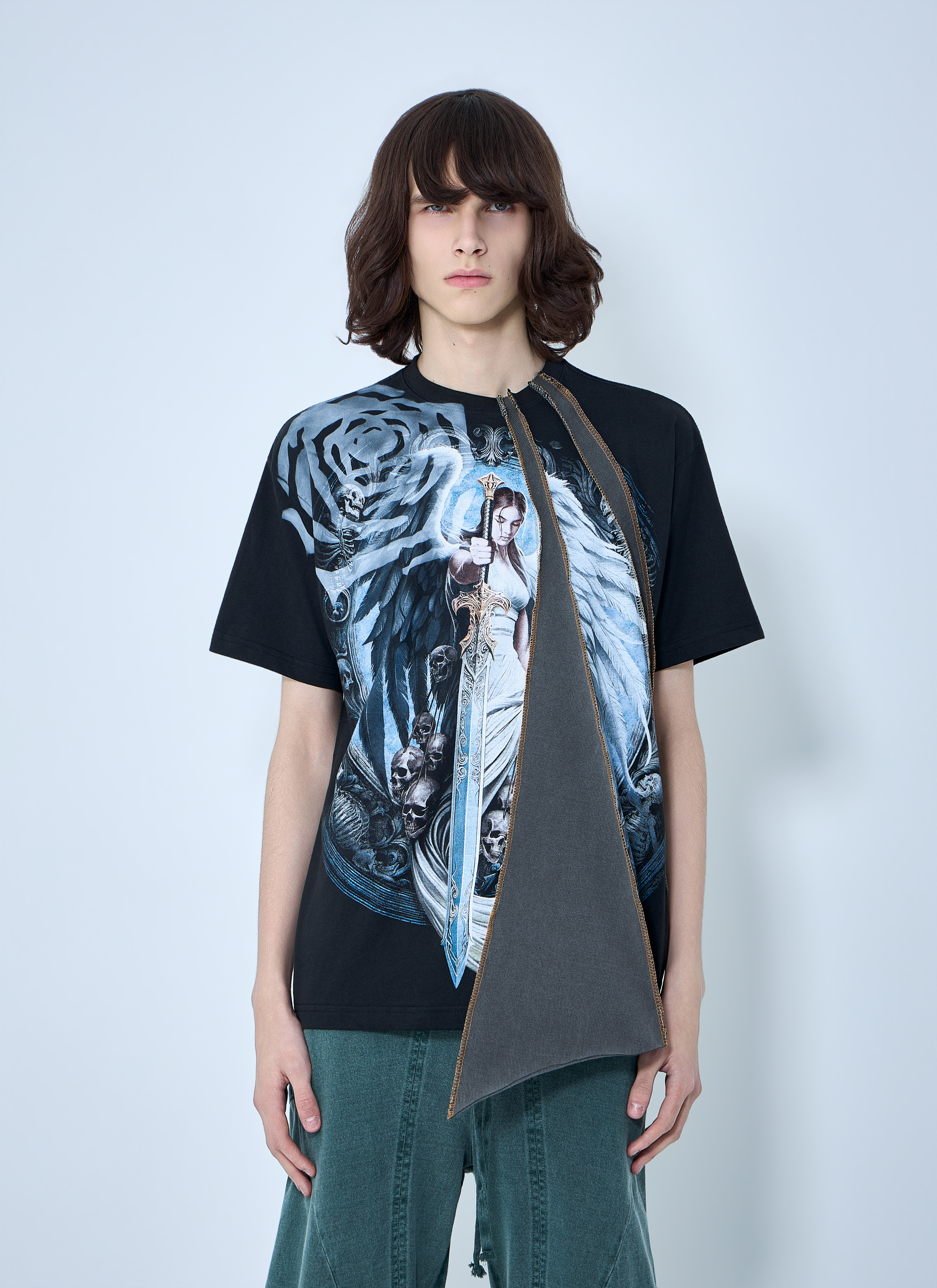 LUEDER Women's' Angel Phantasy T-Shirt in Black | LN-CC®