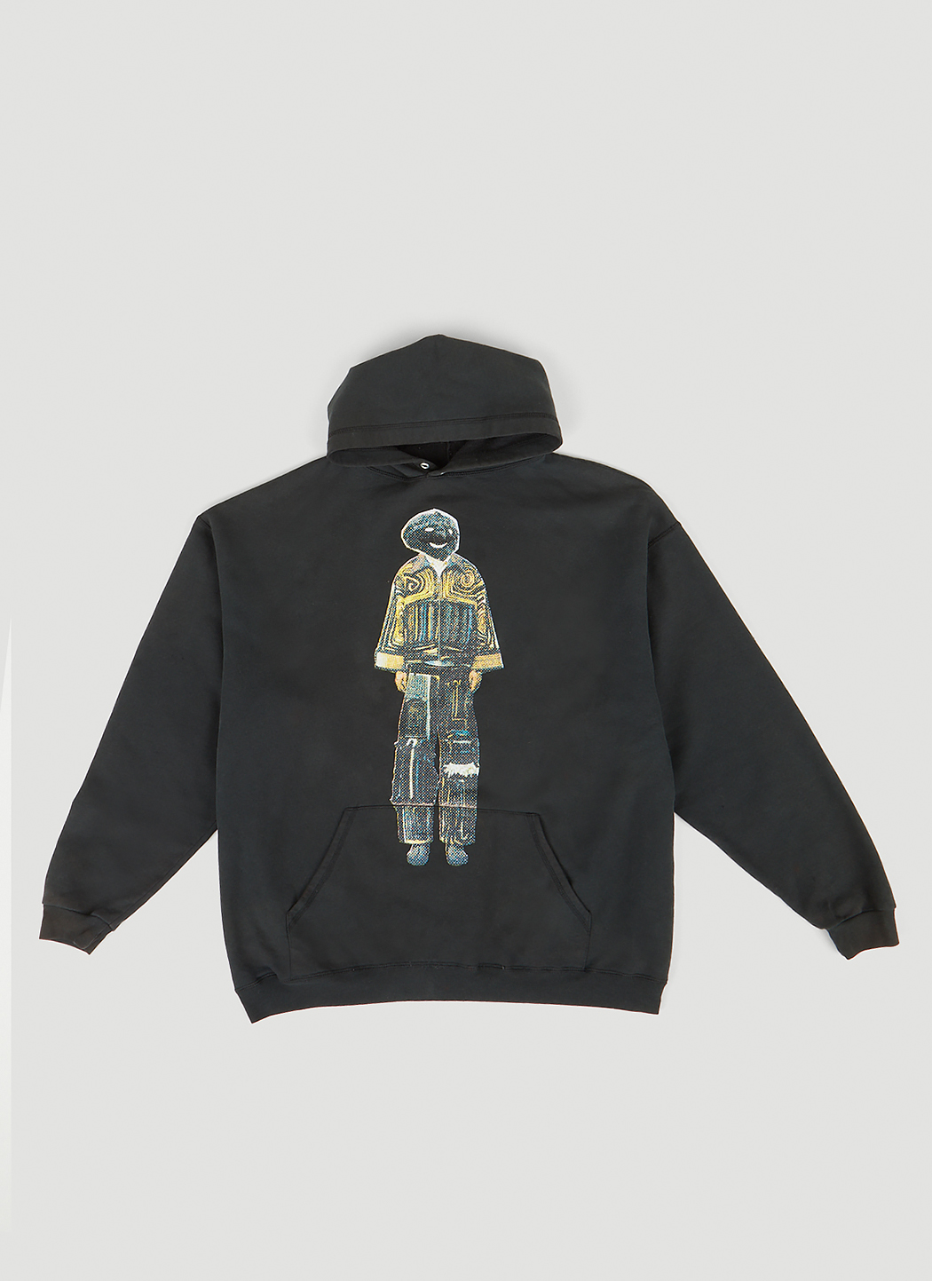 Graphic Print Hooded Sweatshirt